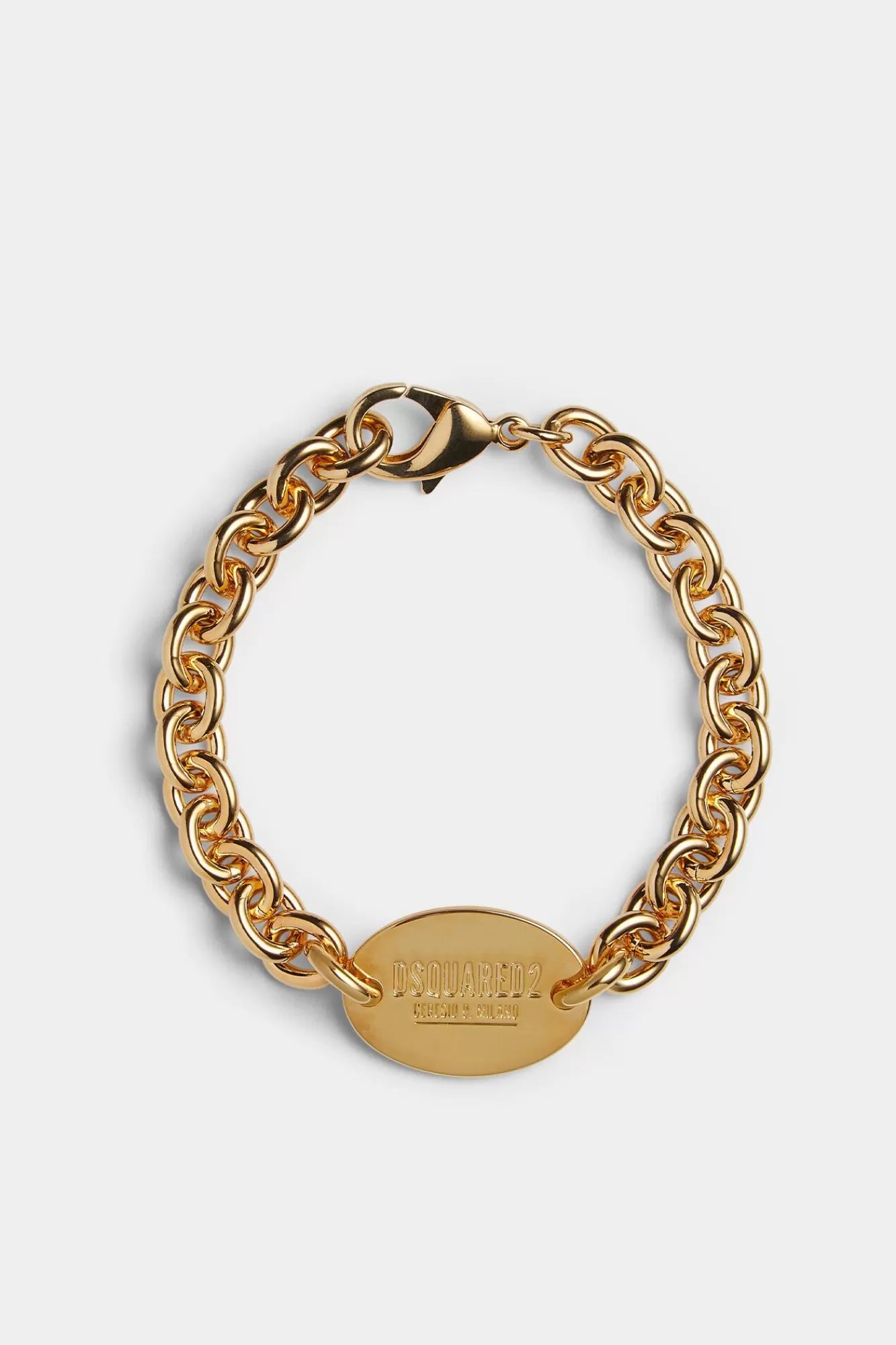 Sieraden^Dsquared2 D2 Tag Chain-Armband Goud