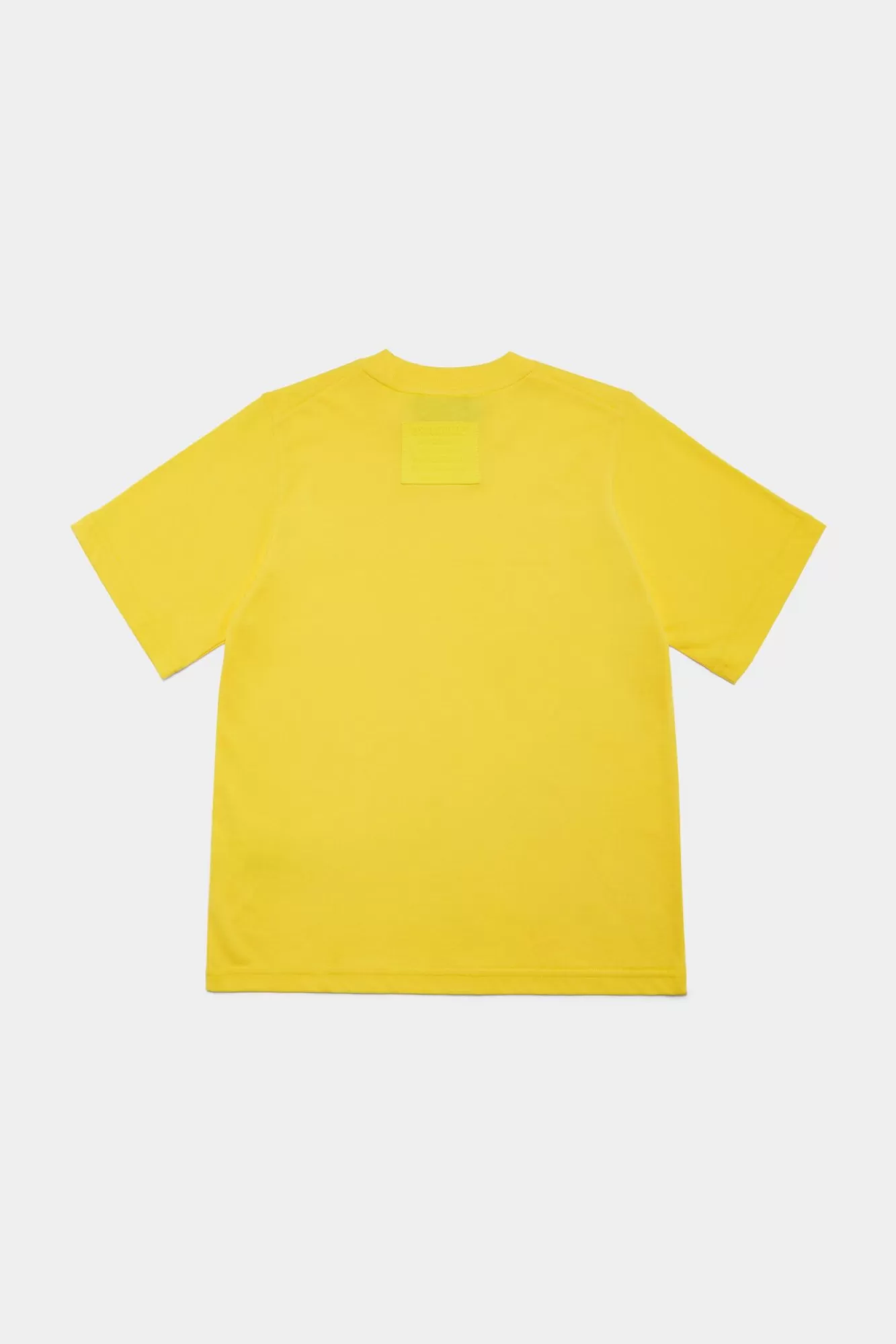 Junior^Dsquared2 D2Kids 10E Jubileumcollectie Junior T-Shirt Geel