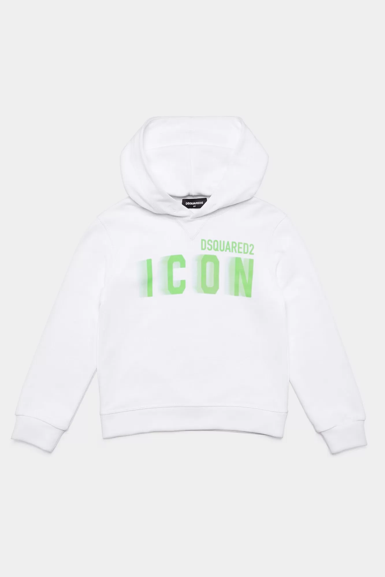 Dsquared2-Pictogram^Dsquared2 D2Kids Junior Icon Hoodie-Sweatshirt Wit