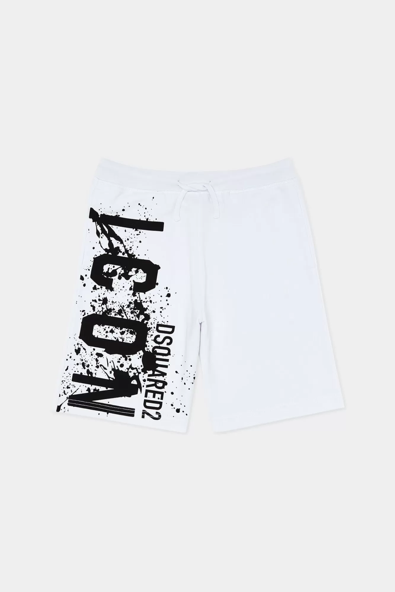 Dsquared2-Pictogram^Dsquared2 D2Kids Junior Icon Korte Joggingbroek Wit