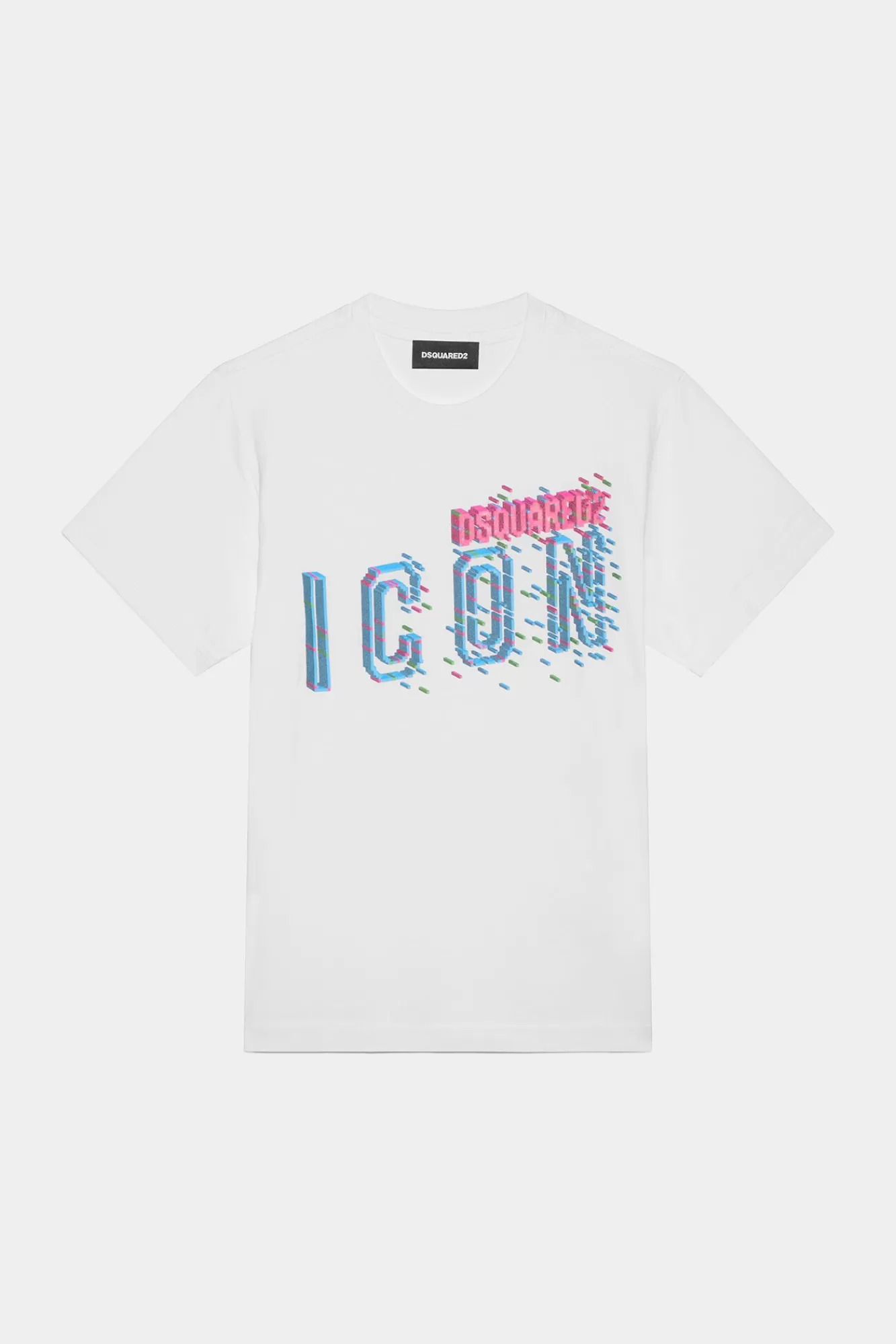 Junior^Dsquared2 D2Kids Junior Icon Relax-T-Shirt Wit