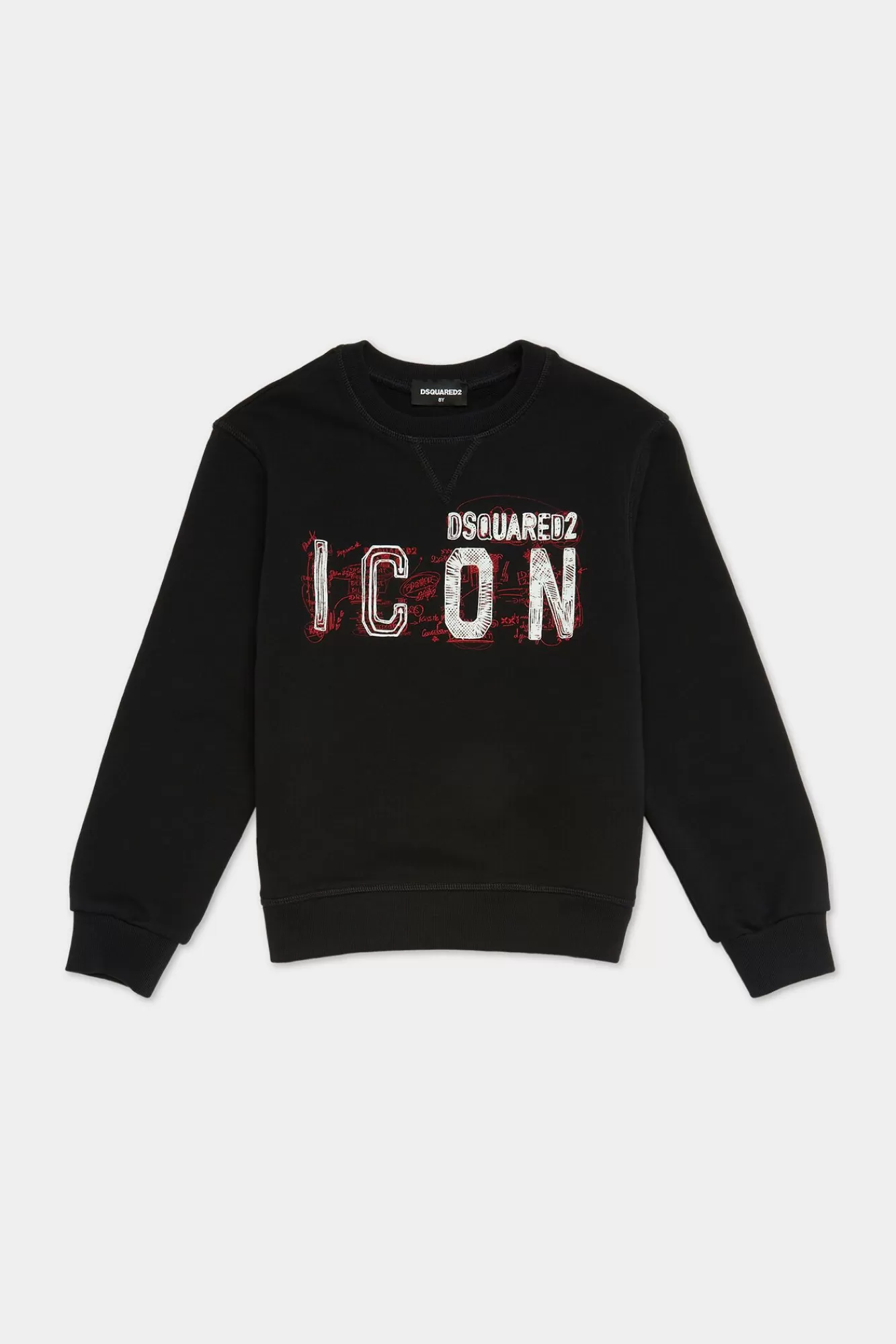 Junior^Dsquared2 D2Kids Junior Iconisch Sweatshirt Zwart