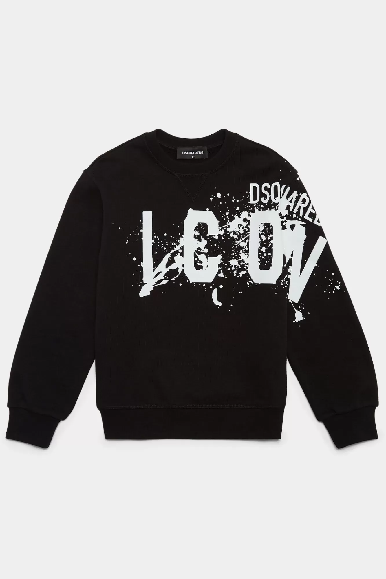 Dsquared2-Pictogram^Dsquared2 D2Kids Junior Iconisch Sweatshirt Zwart