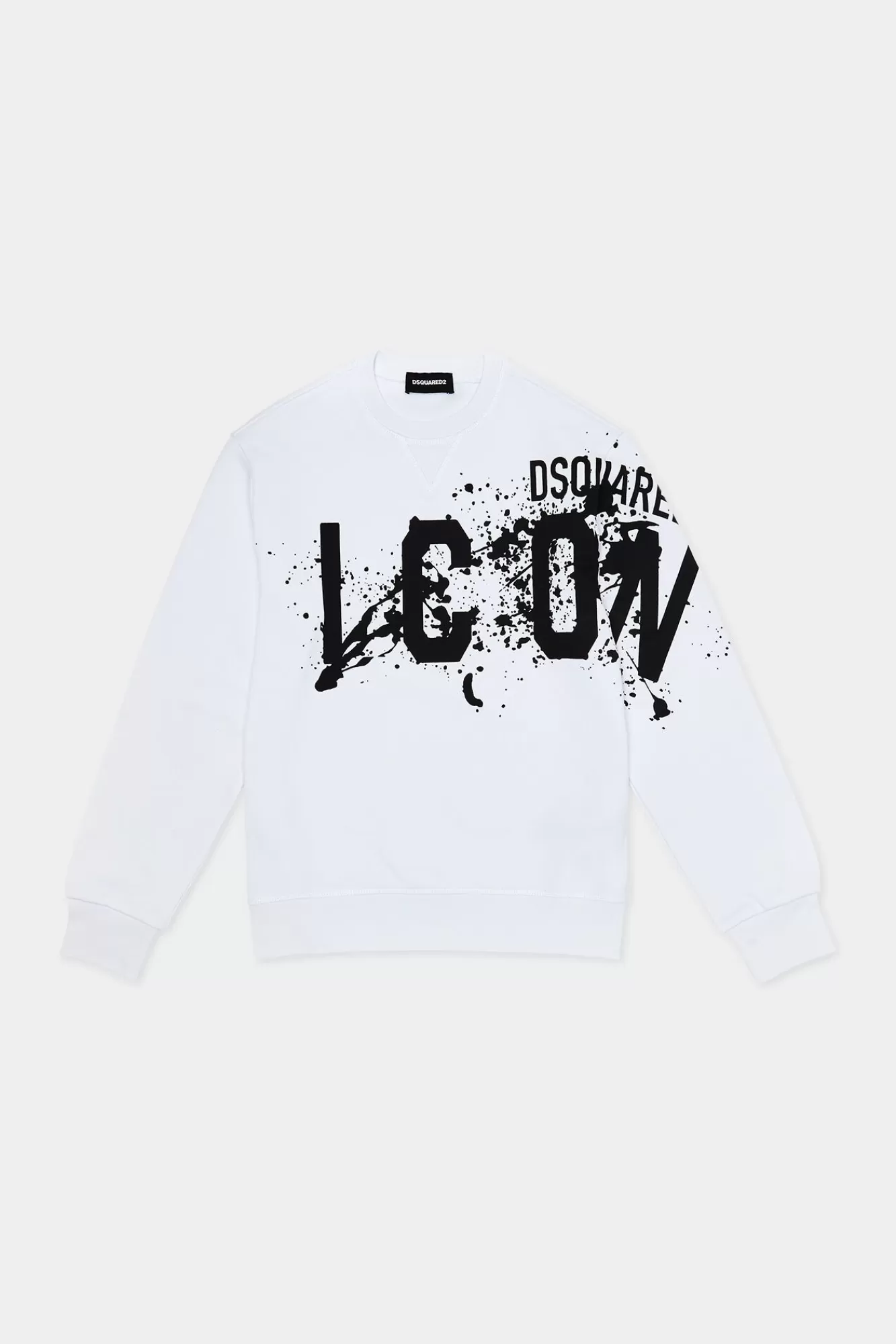 Dsquared2-Pictogram^Dsquared2 D2Kids Junior Iconisch Sweatshirt Wit