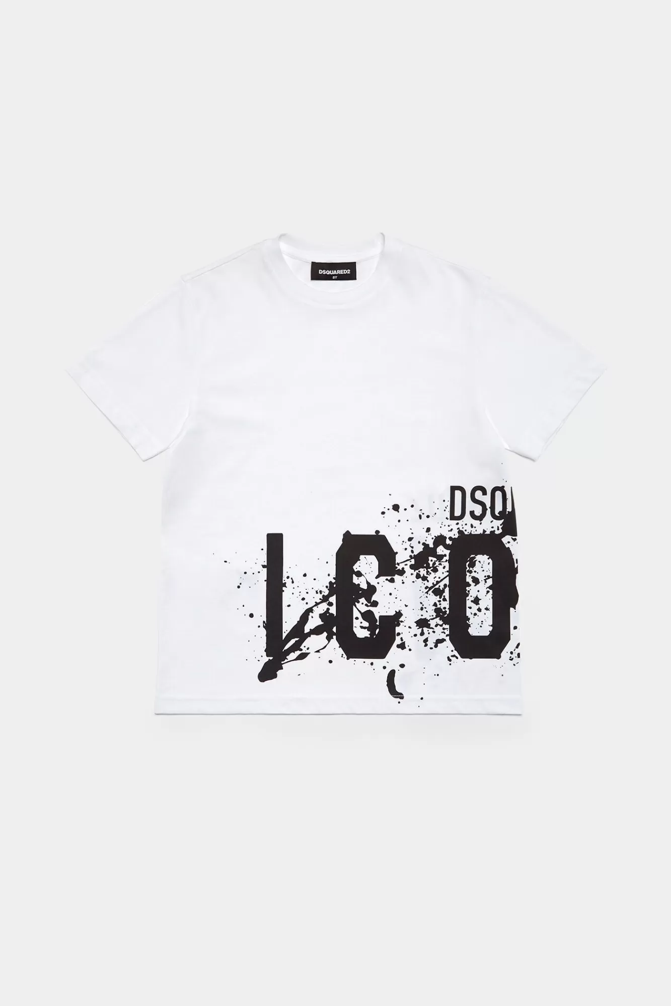 Dsquared2-Pictogram^Dsquared2 D2Kids Junior Icon-T-Shirt Wit