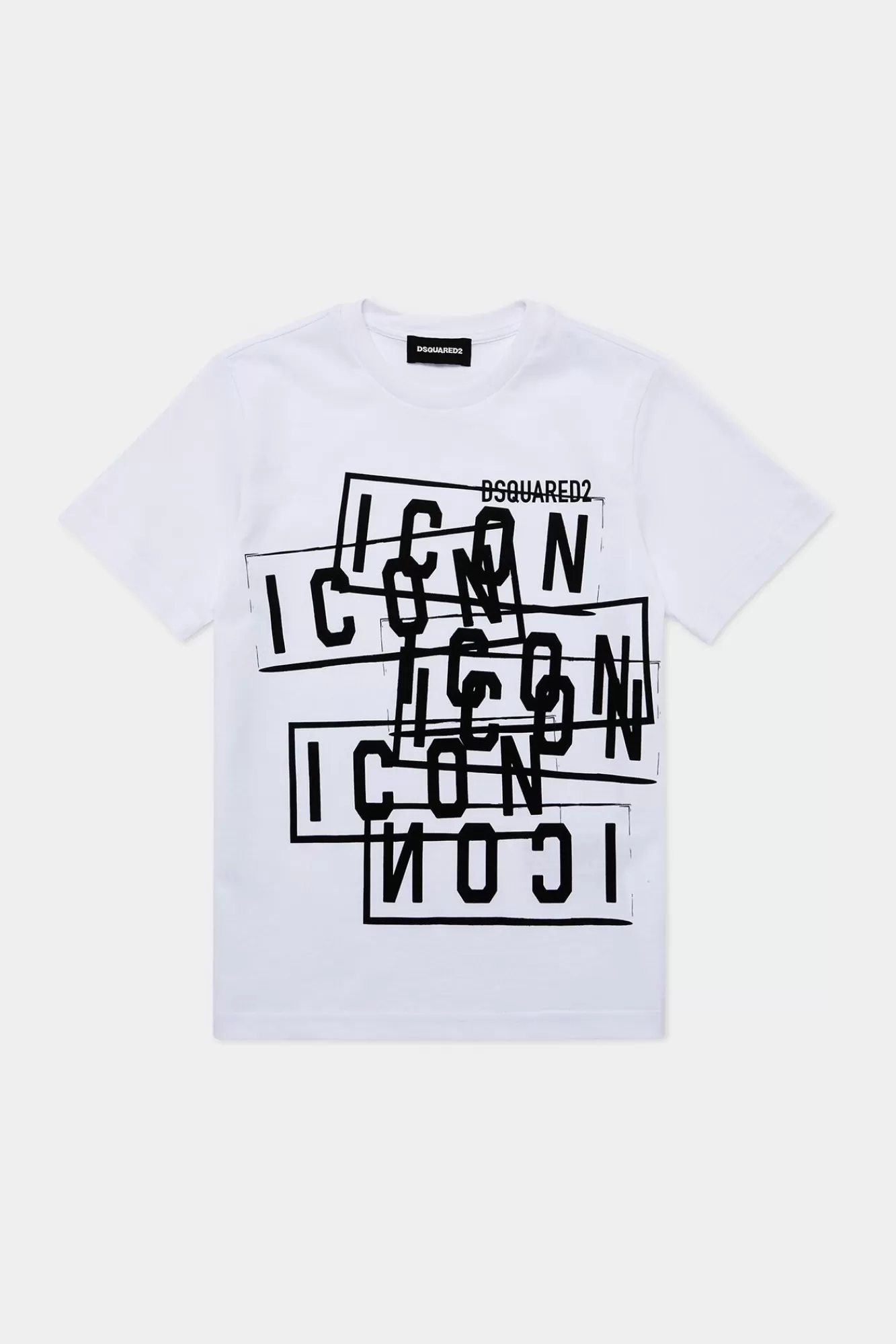 Dsquared2-Pictogram^Dsquared2 D2Kids Junior Icon-T-Shirt Wit