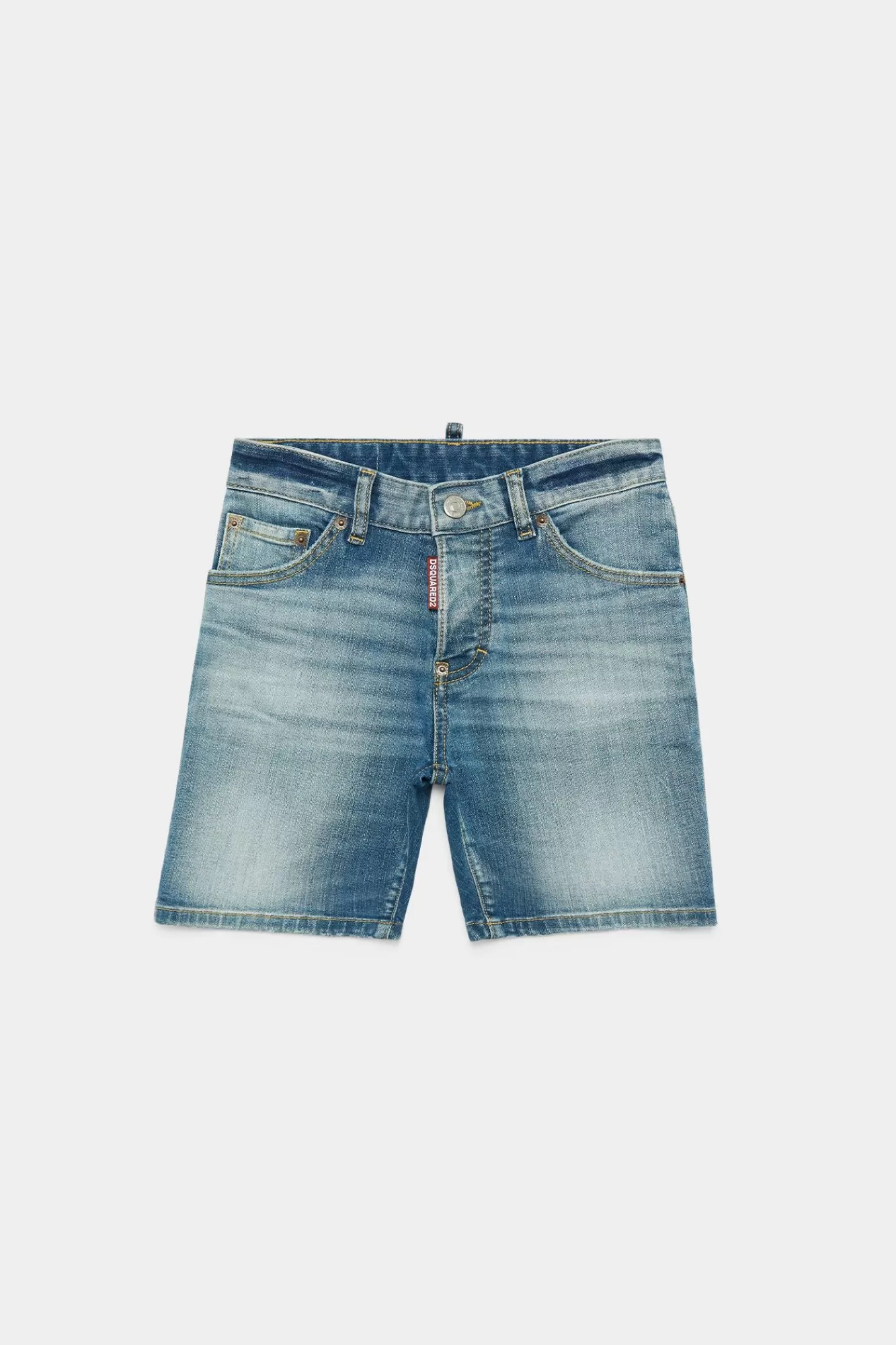 Junior^Dsquared2 D2Kids Junior Korte Jeans Blauw