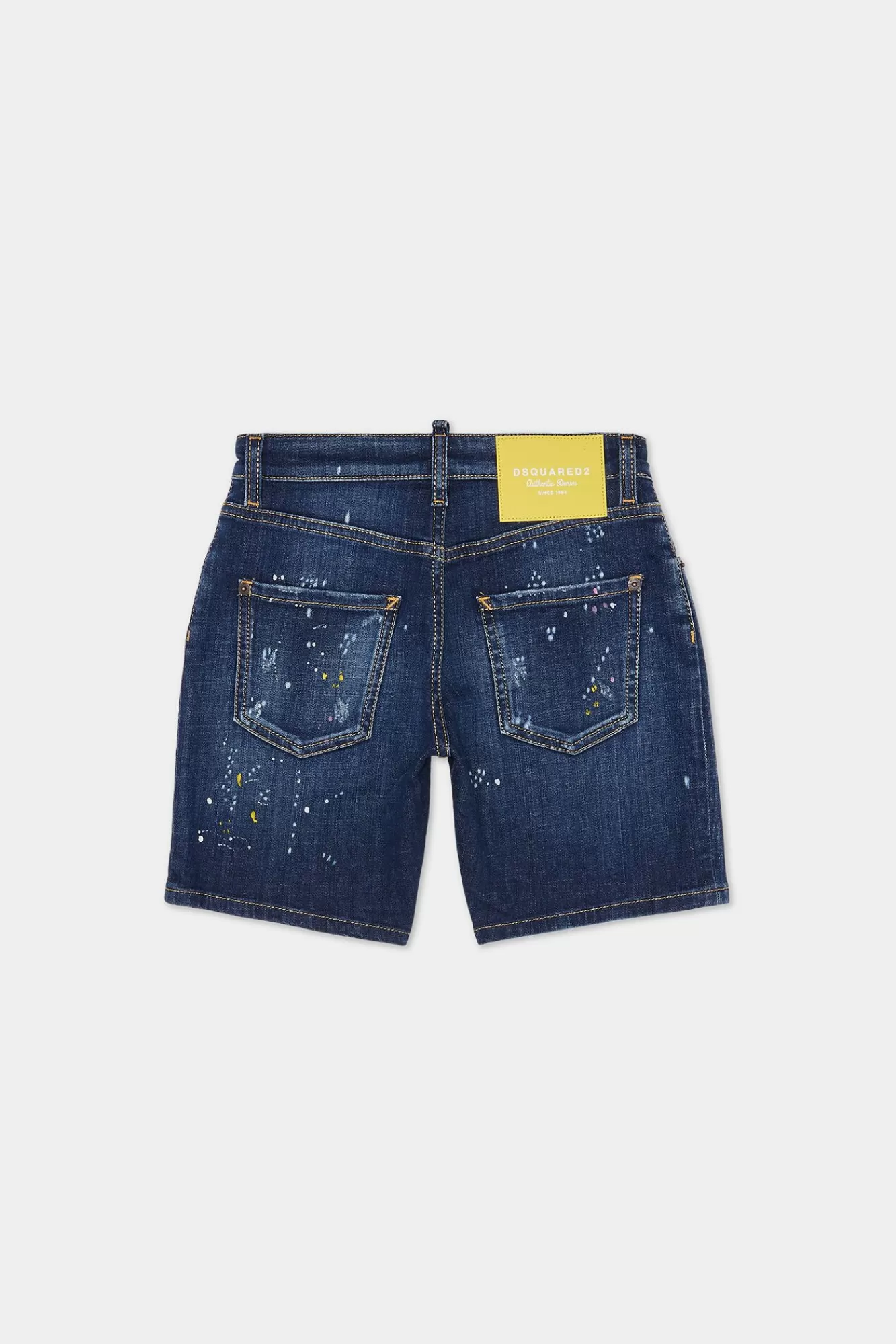 Junior^Dsquared2 D2Kids Junior Korte Jeans Blauw