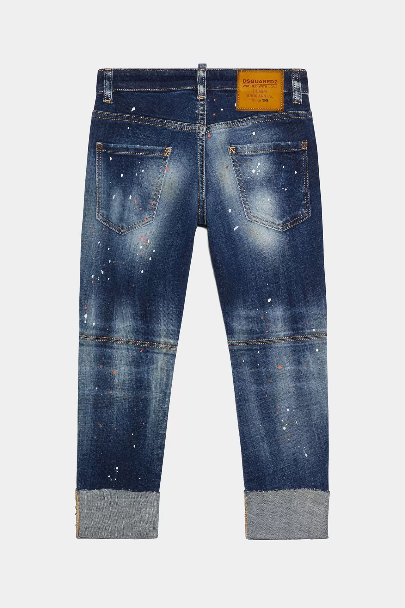 Junior^Dsquared2 D2Kids Junior Matrozenjeans Blauw