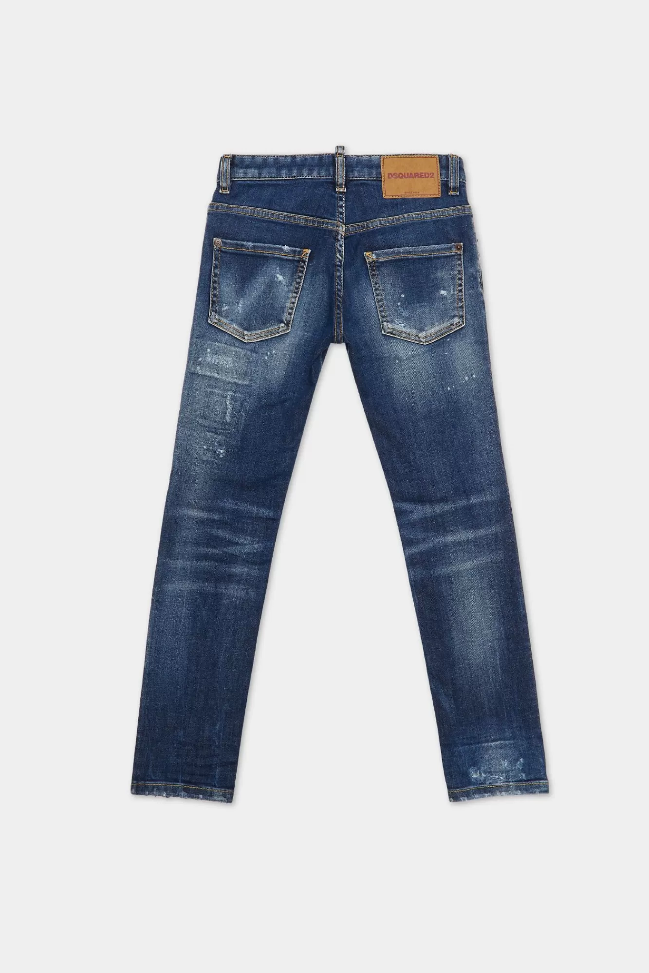 Junior^Dsquared2 D2Kids Junior Spijkerjack Blauw