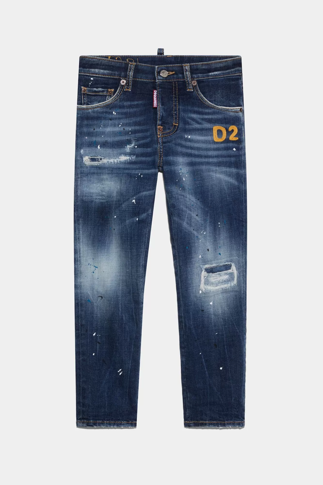 Junior^Dsquared2 D2Kids Junior Stanislav-Jeans Blauw