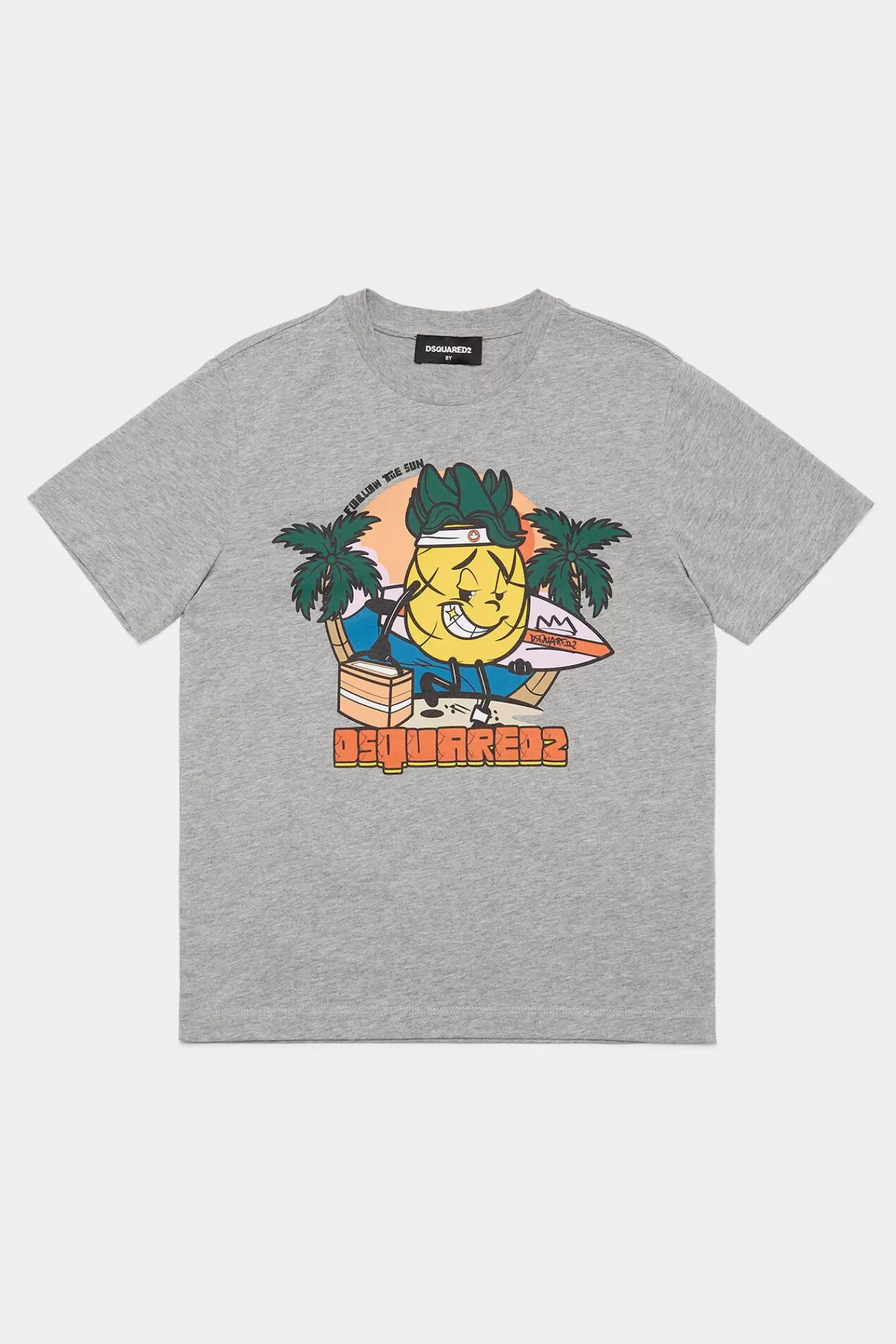 Junior^Dsquared2 D2Kids Junior T-Shirt Grijs