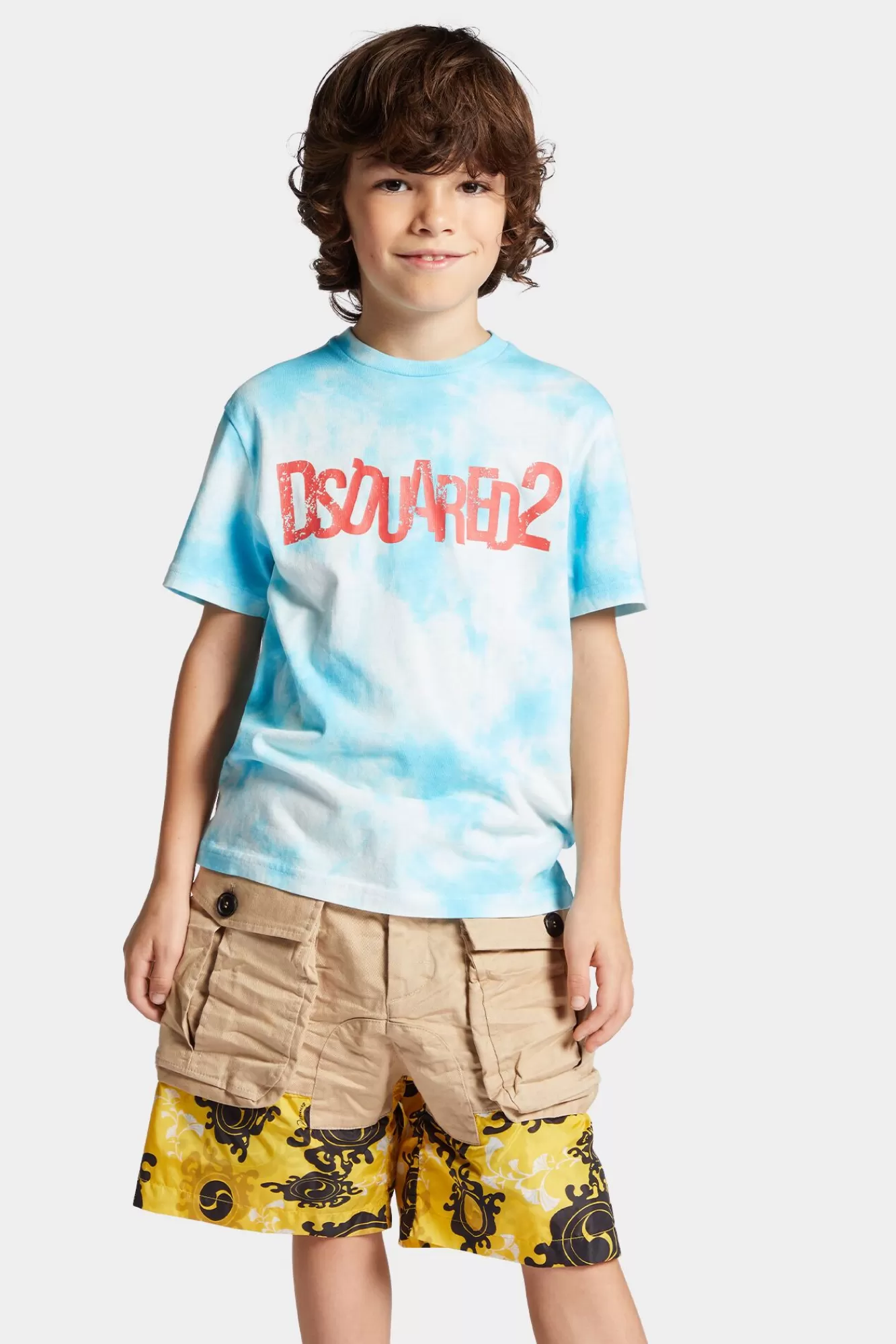 Junior^Dsquared2 D2Kids Junior T-Shirt Veelkleurig