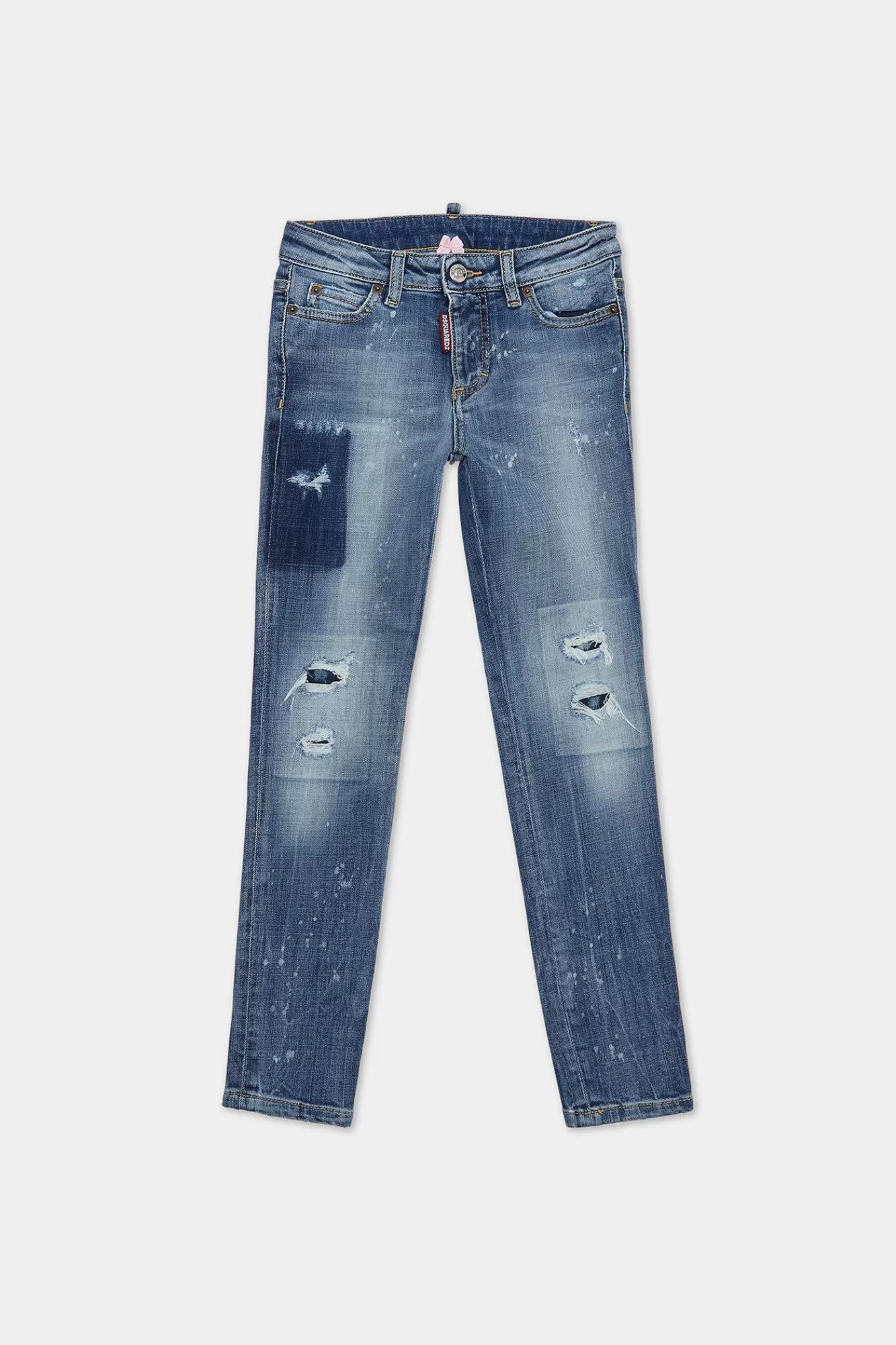 Junior^Dsquared2 D2Kids Juniorjeans Blauw