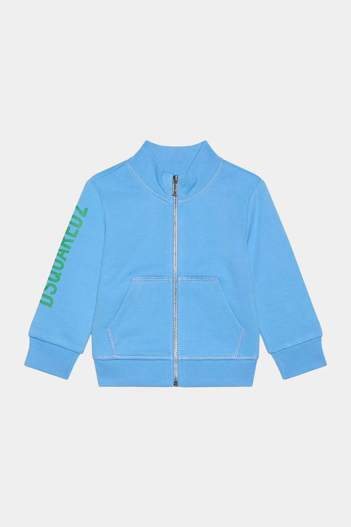 Nieuw Geboren^Dsquared2 D2Kids New Born Eco-Sweatshirt Met Rits Lichtblauw