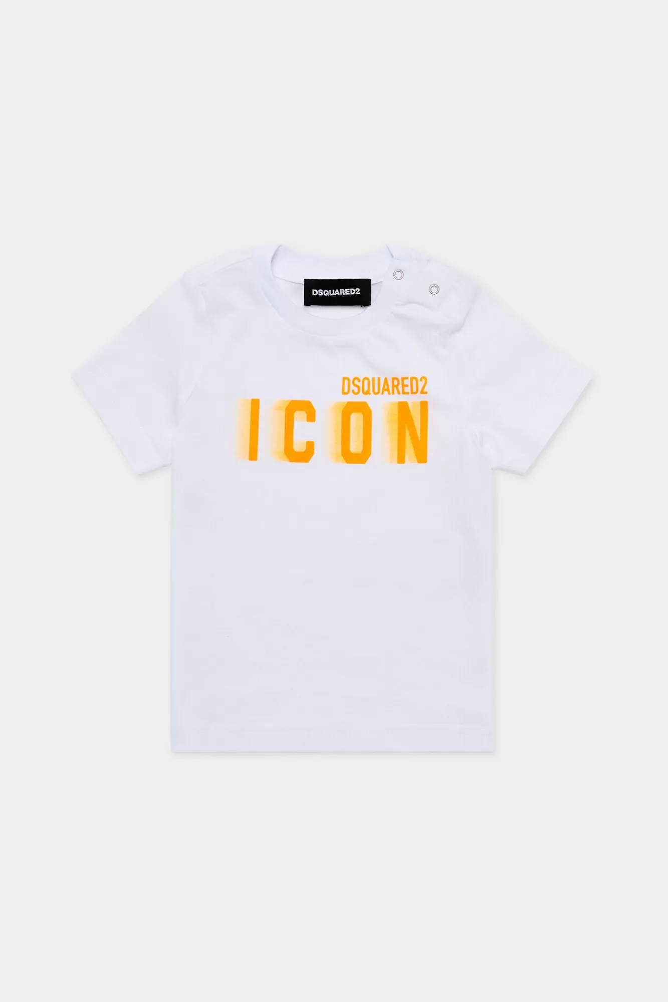 Dsquared2-Pictogram^Dsquared2 D2Kids New Born-Icoon T-Shirt Wit