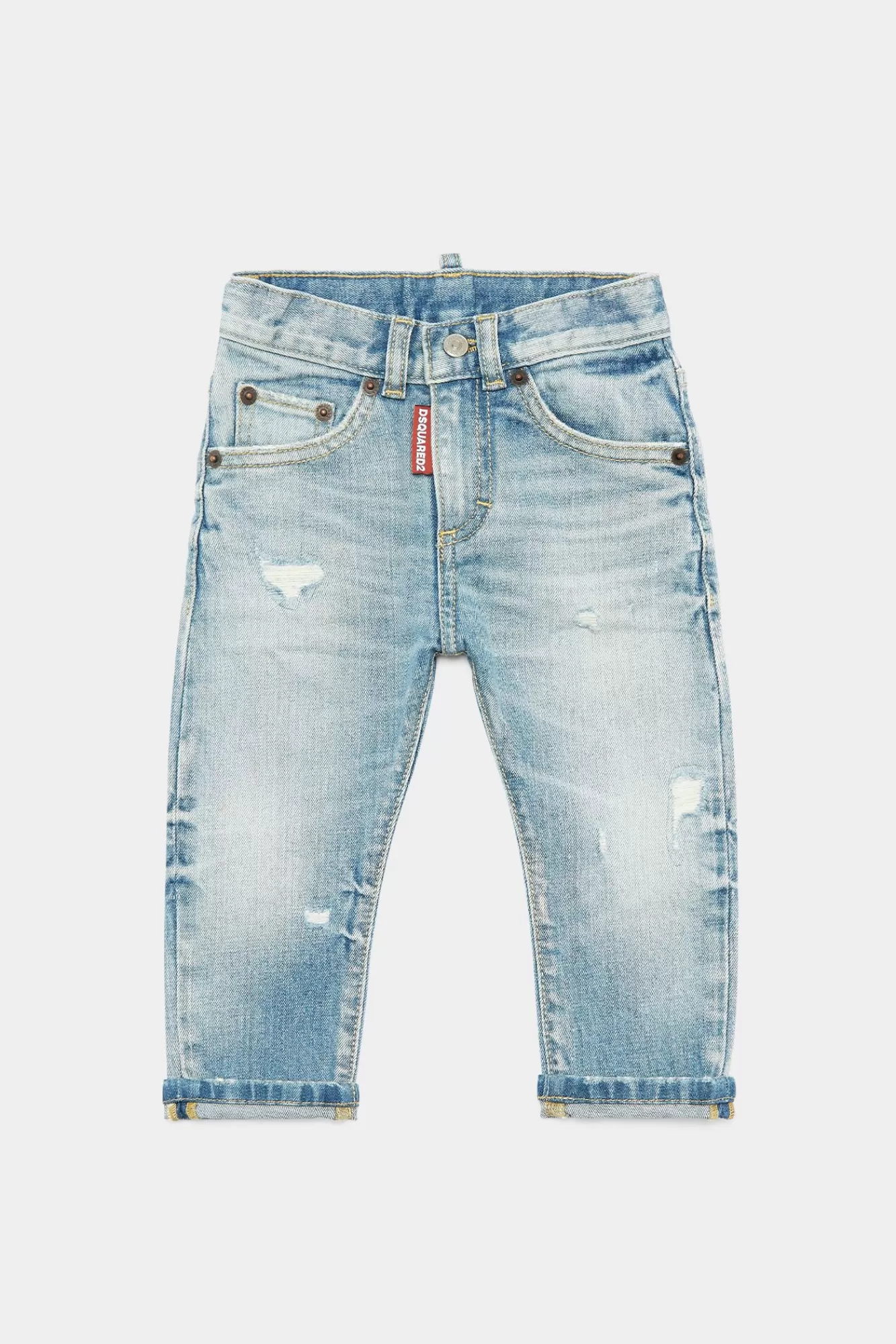 Nieuw Geboren^Dsquared2 D2Kids New Born-Jeans Blauw