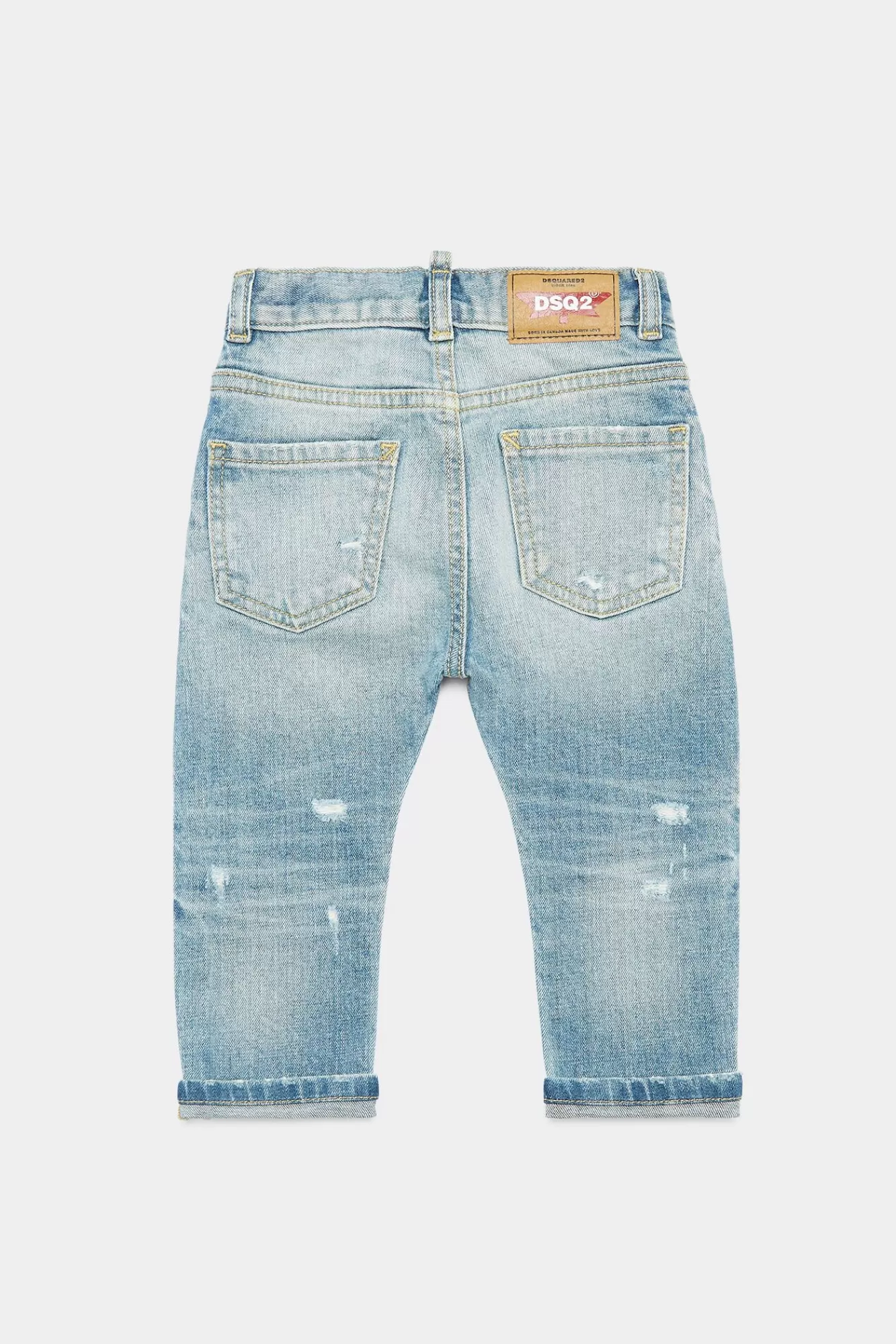 Nieuw Geboren^Dsquared2 D2Kids New Born-Jeans Blauw