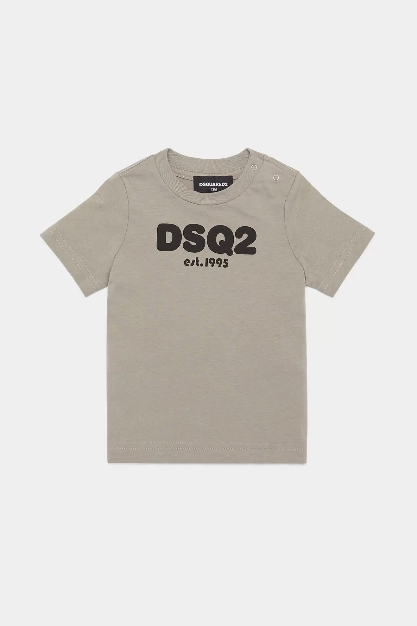 Nieuw Geboren^Dsquared2 D2Kids Pasgeboren T-Shirt Grijs