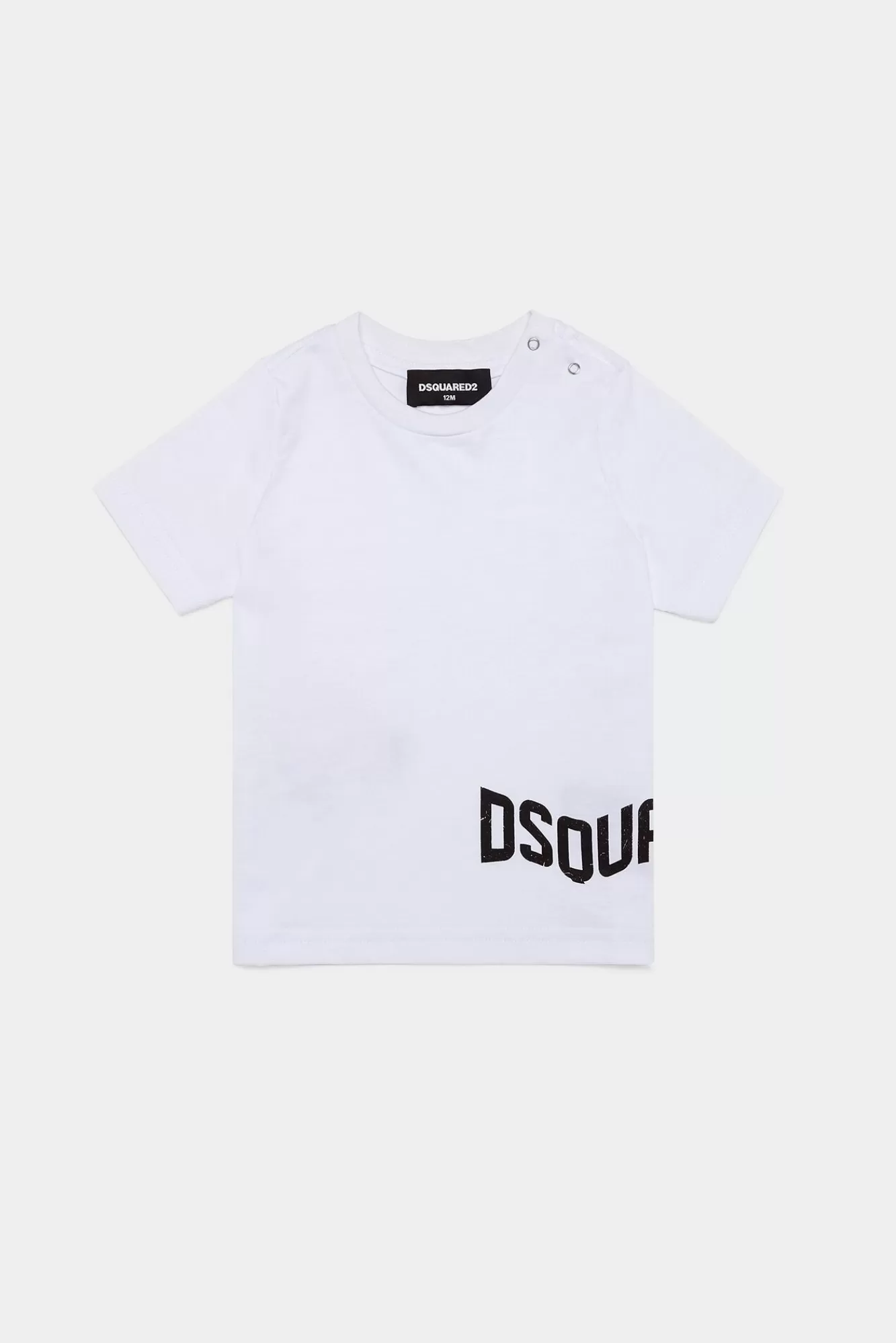 Nieuw Geboren^Dsquared2 D2Kids Pasgeboren T-Shirt Wit