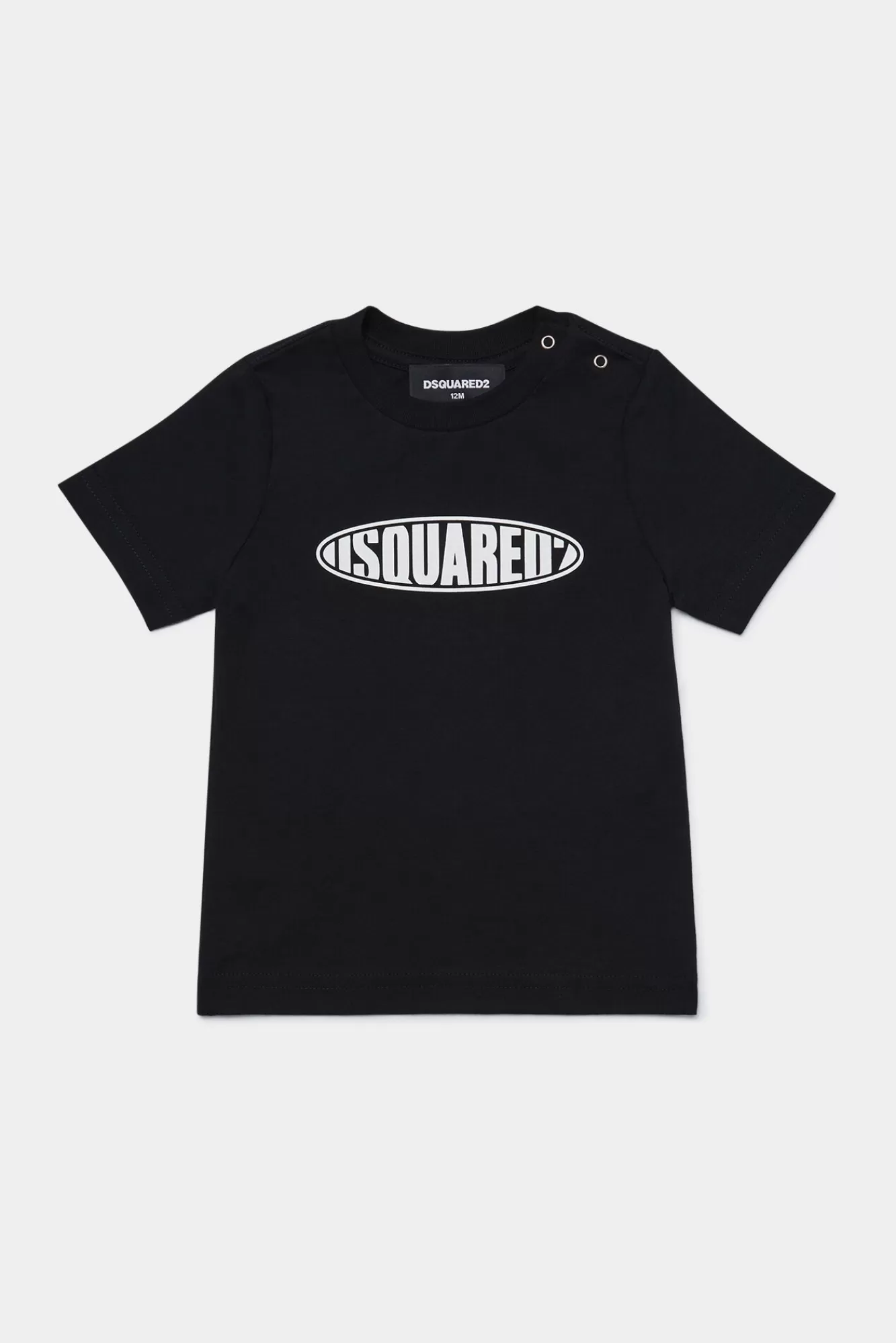 Nieuw Geboren^Dsquared2 D2Kids Pasgeboren T-Shirt Zwart