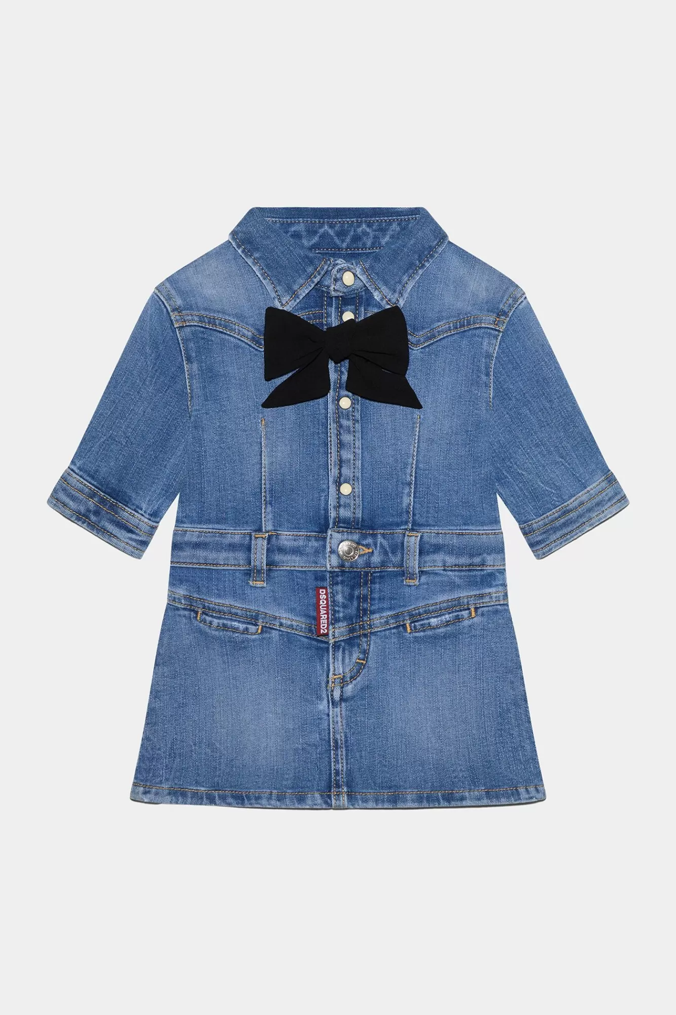 Junior^Dsquared2 D2Kids-Jurk Blauw