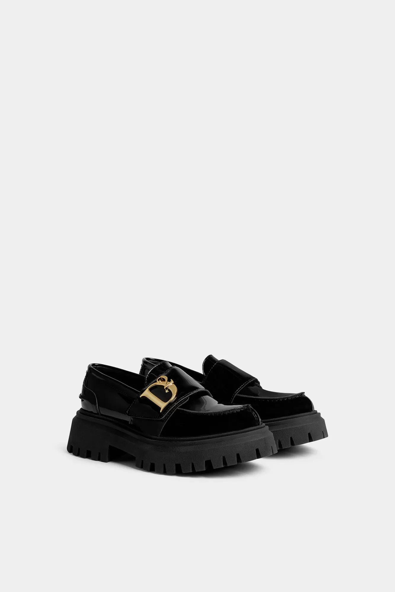 Junior^Dsquared2 D2Kids-Loafer Zwart