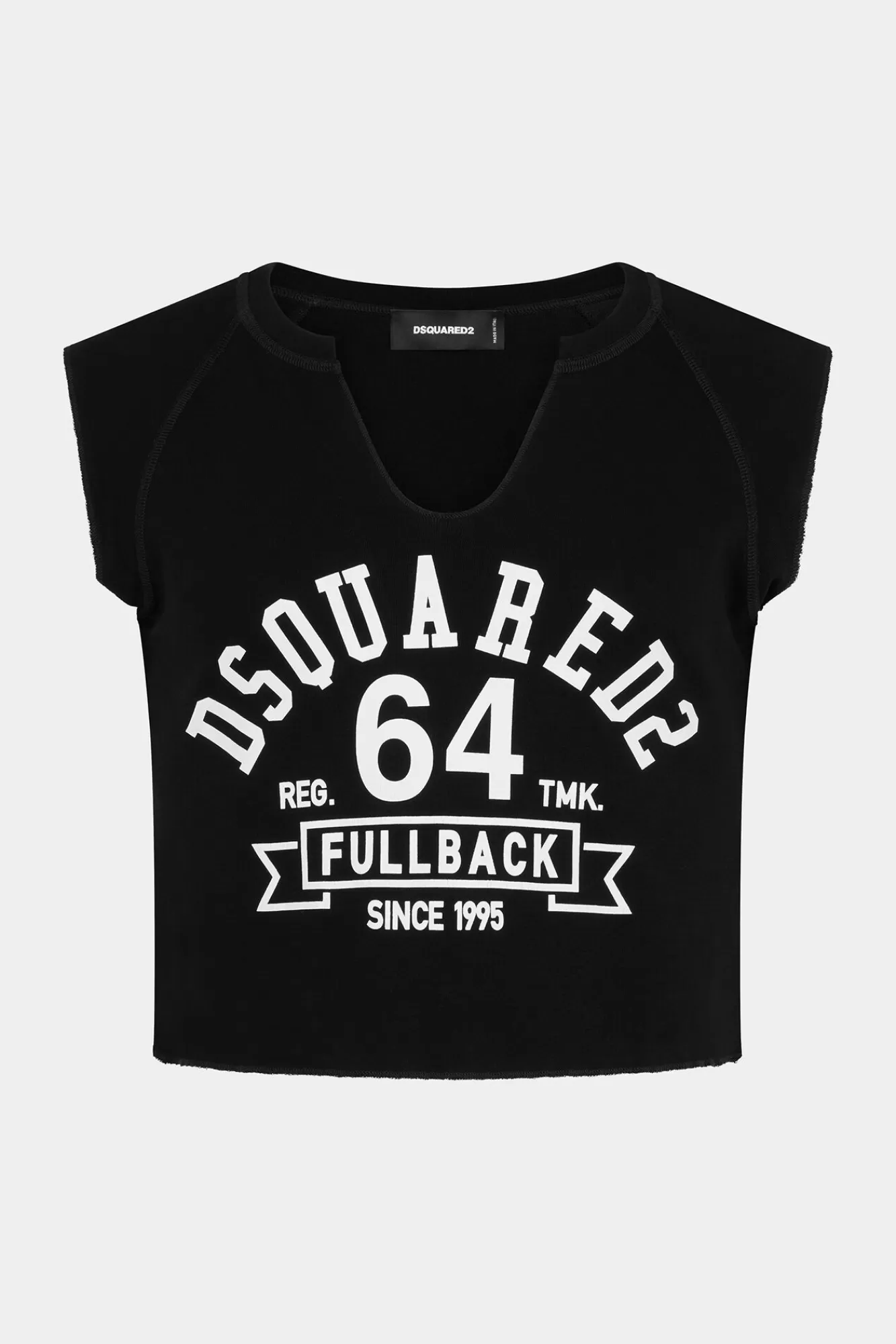 T-Shirts En Poloshirts^Dsquared2 Darlin' Cool Fit Mouwloos Cropped T-Shirt Zwart