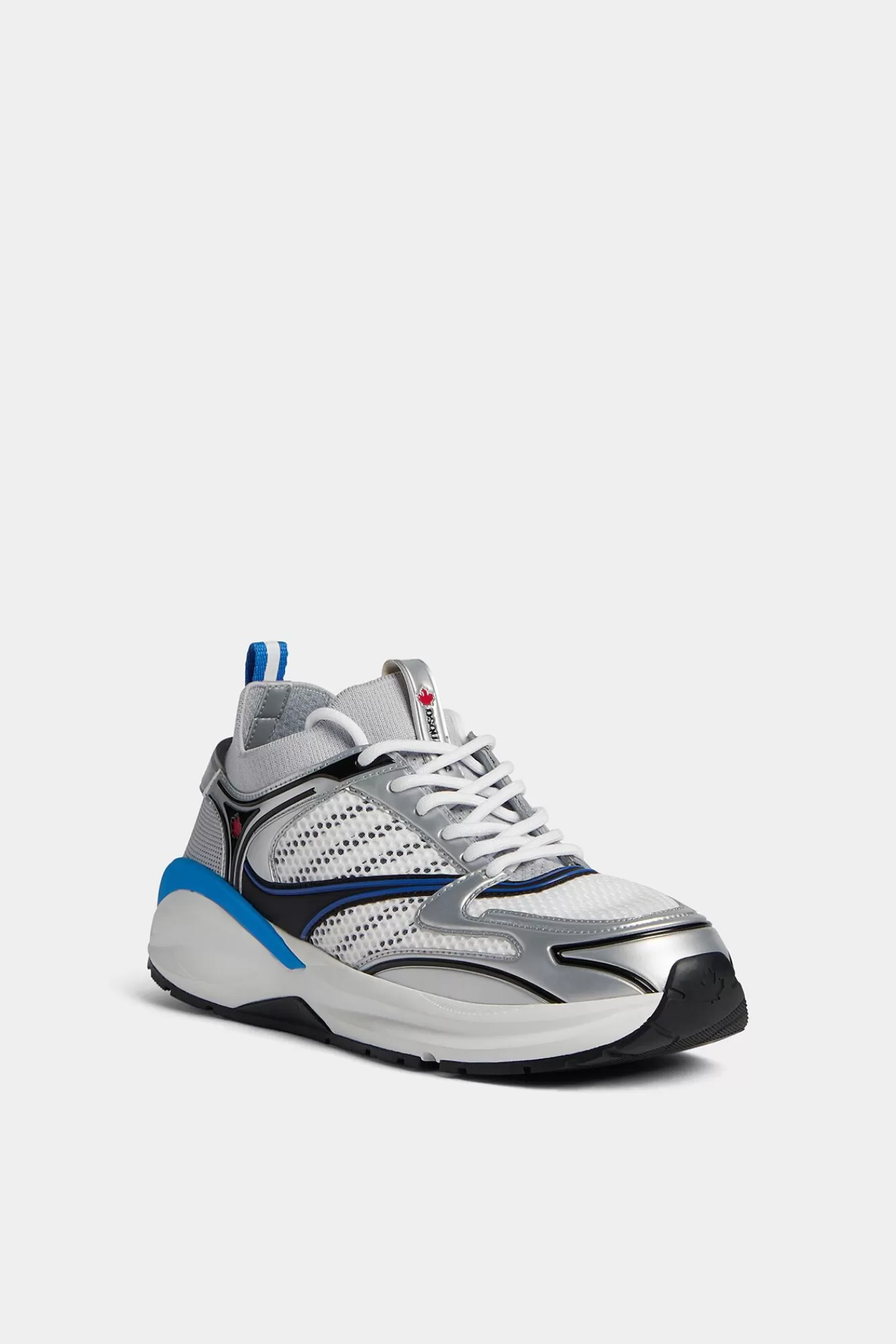 Sneakers^Dsquared2 Dash-Sneakers Zilver/Blauw