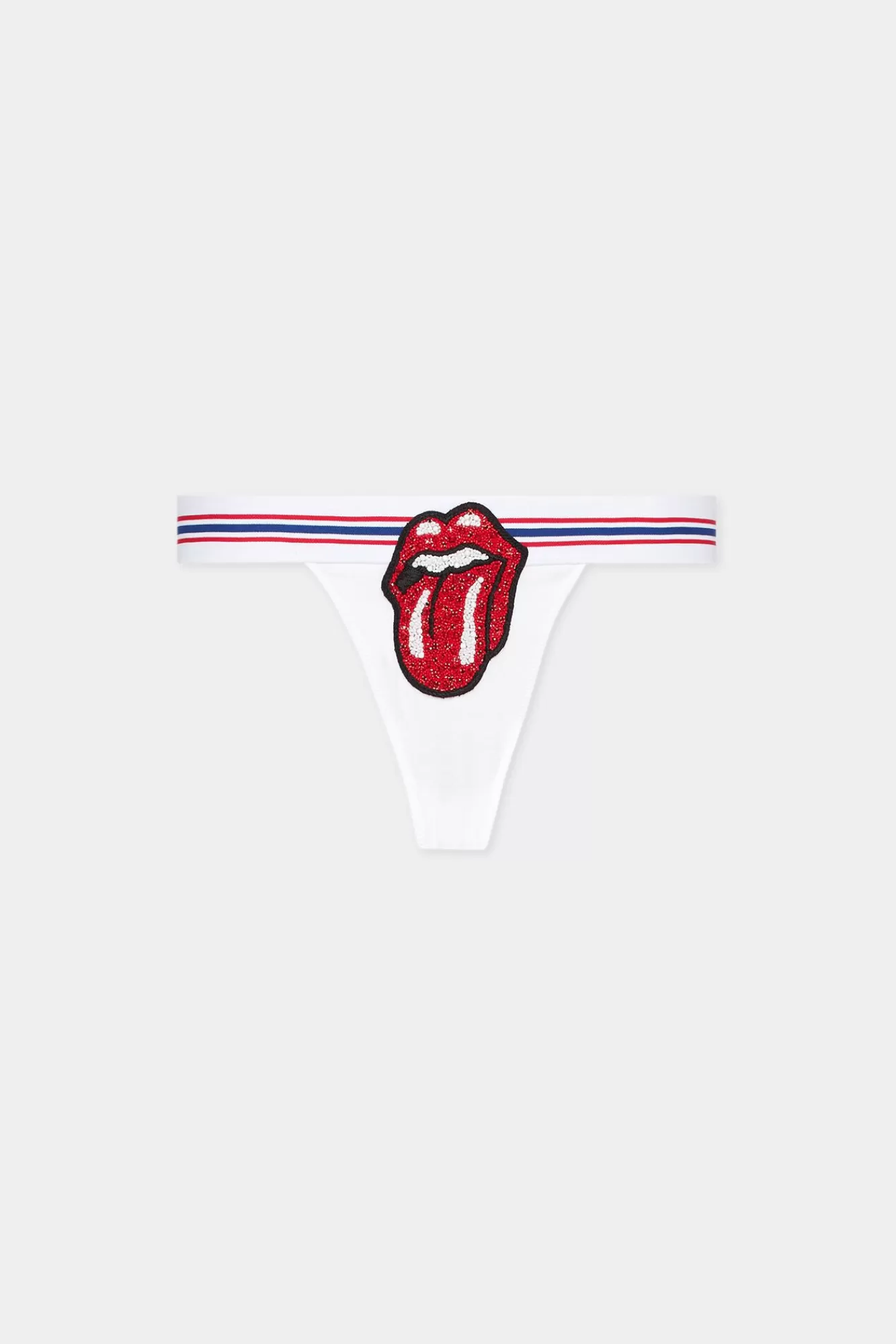 Ondergoed^Dsquared2 De Rolling Stones-String Wit