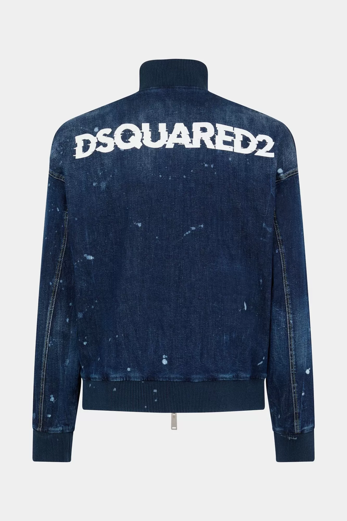 Jassen En Bovenkleding^Dsquared2 Denim Bomberjack Van Cipro Fit Marine