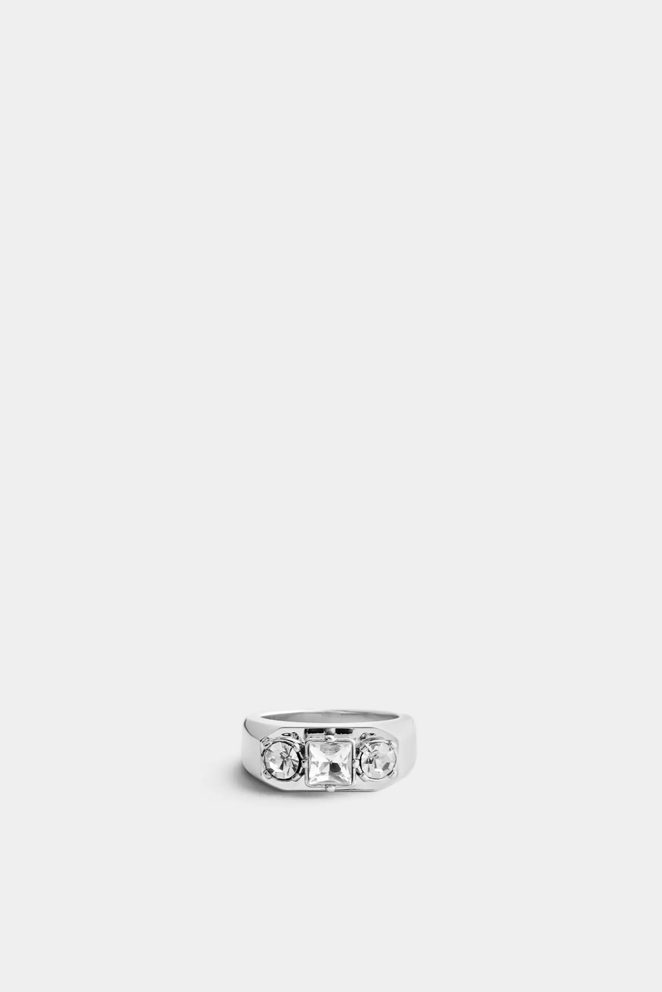 Sieraden^Dsquared2 Diamanten Ring Zilver