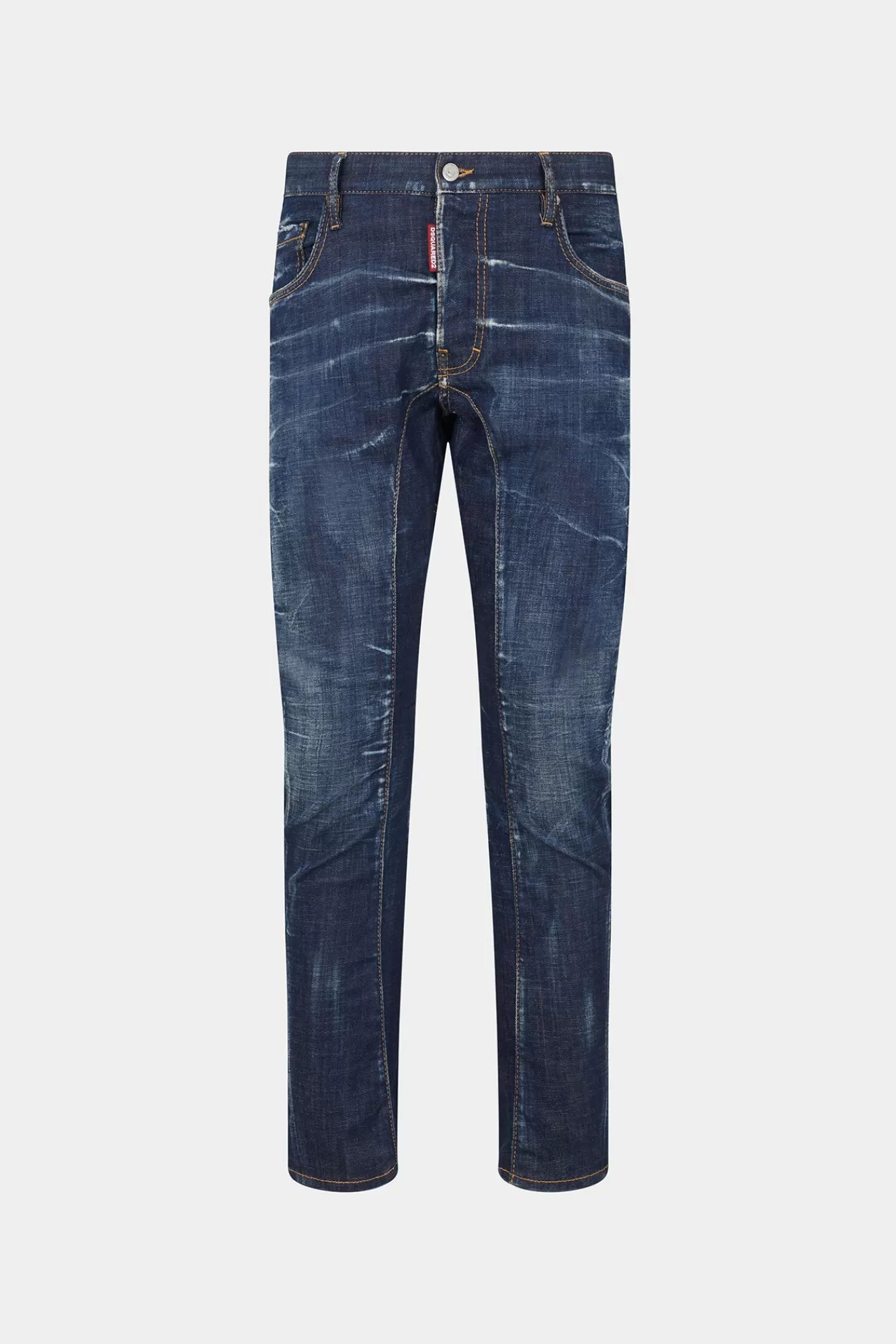 Jeans^Dsquared2 Donkere, Schone, Nette Bikerjeans Marine