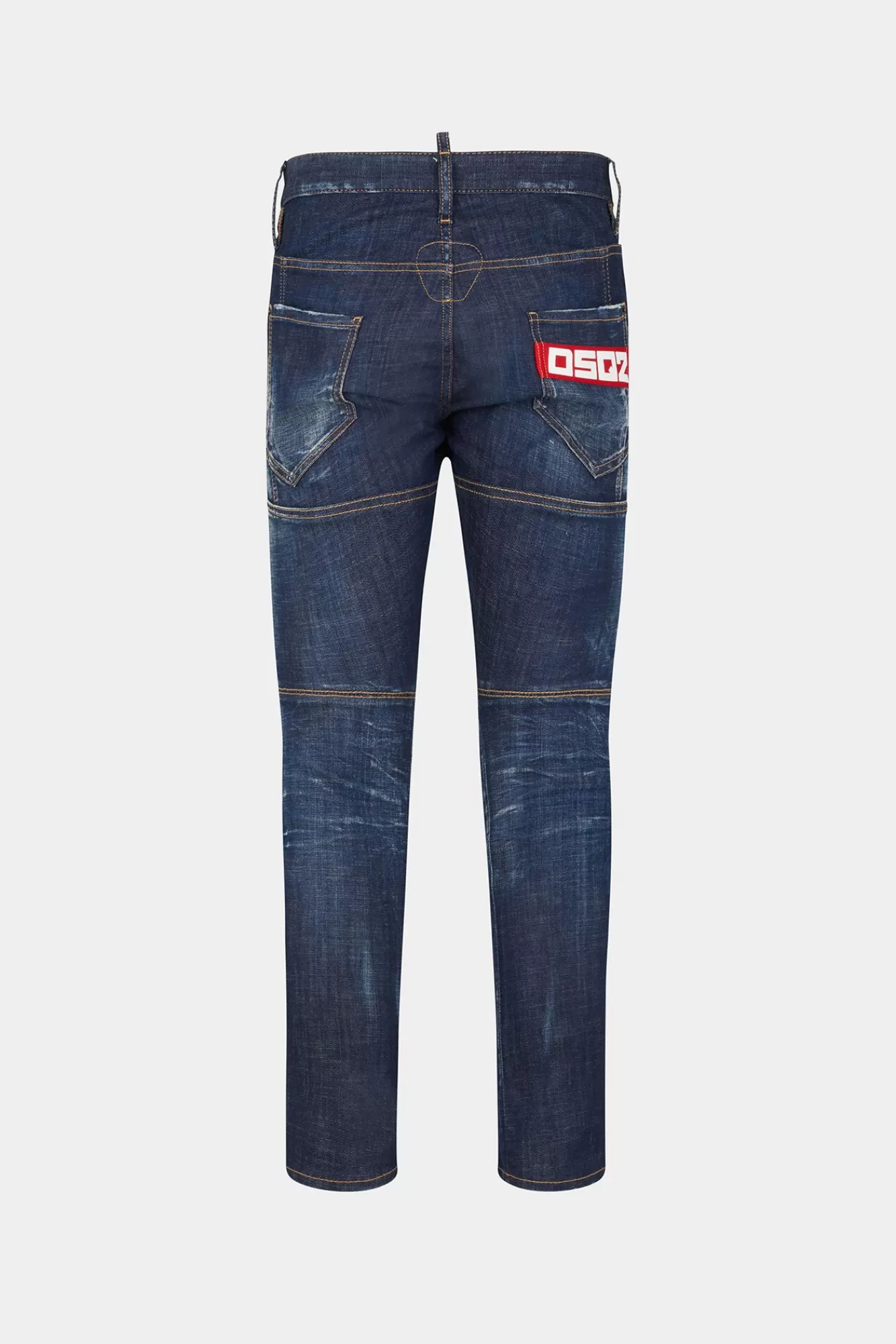 Jeans^Dsquared2 Donkere, Schone, Nette Bikerjeans Marine