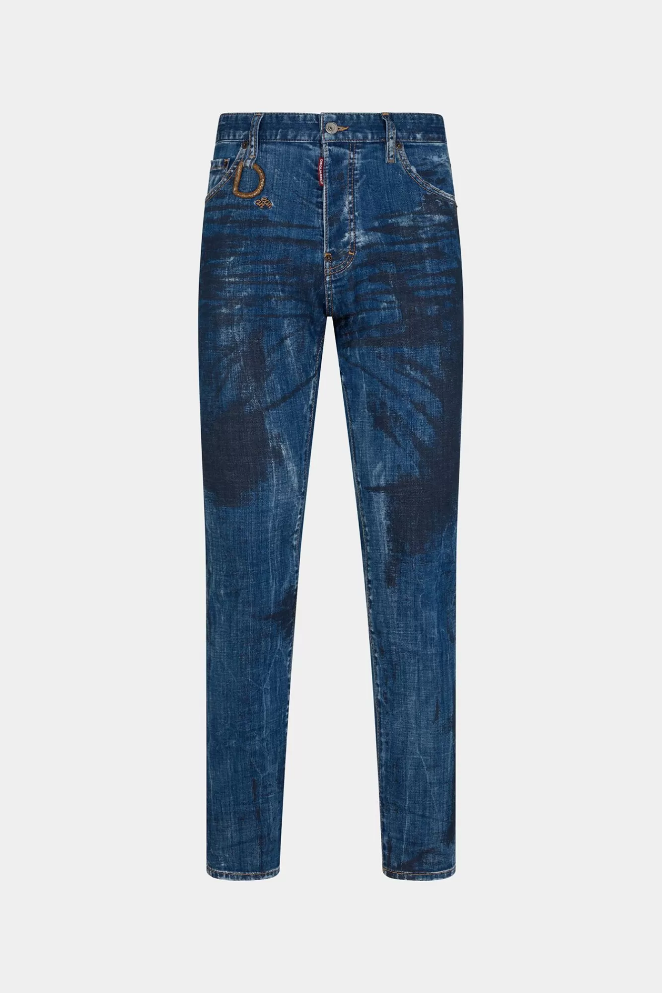 Jeans^Dsquared2 Donkerzwarte Shadow Wash Cool Guy Jeans Marine