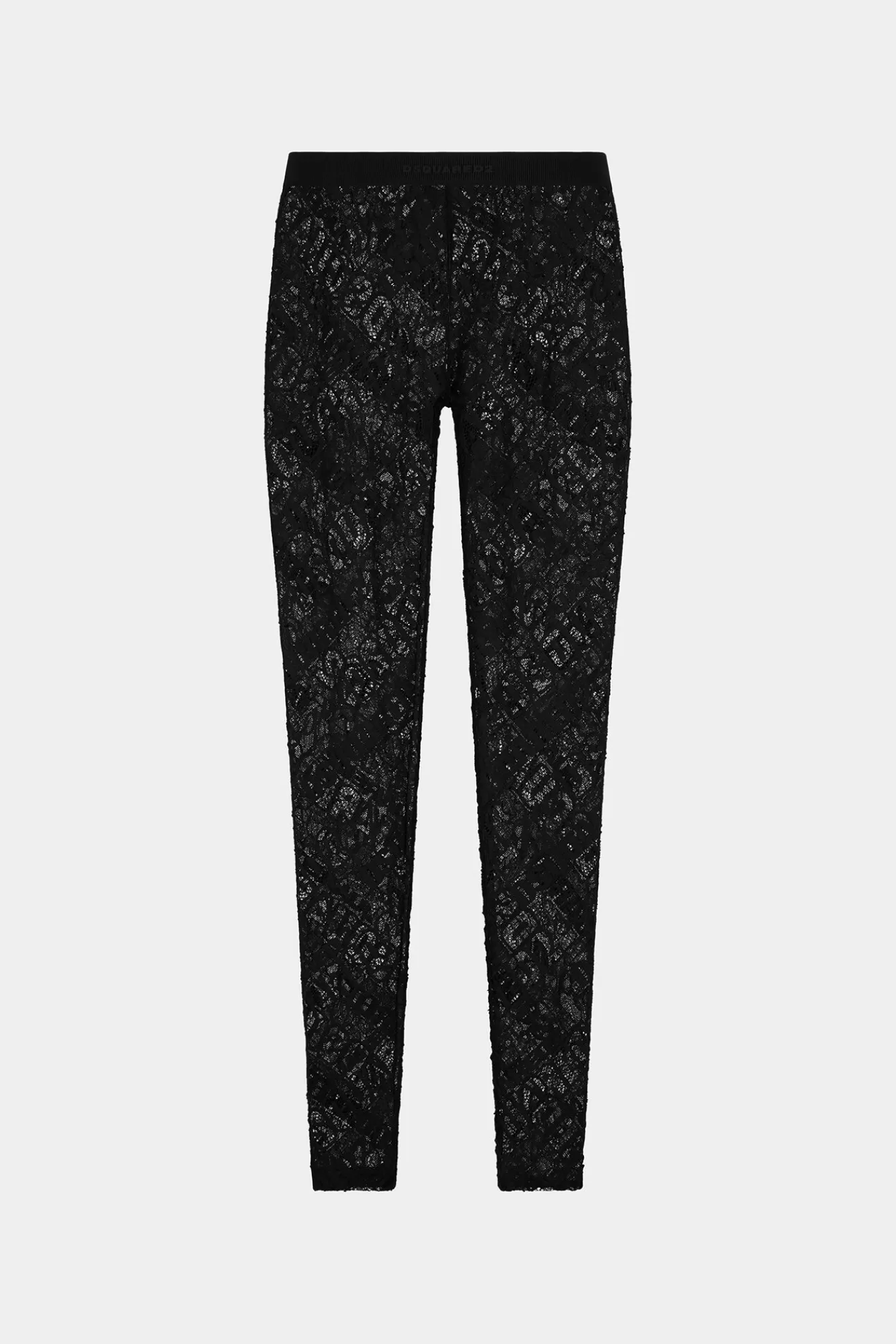 Ondergoed^Dsquared2 Dsq2 Kanten Legging Zwart