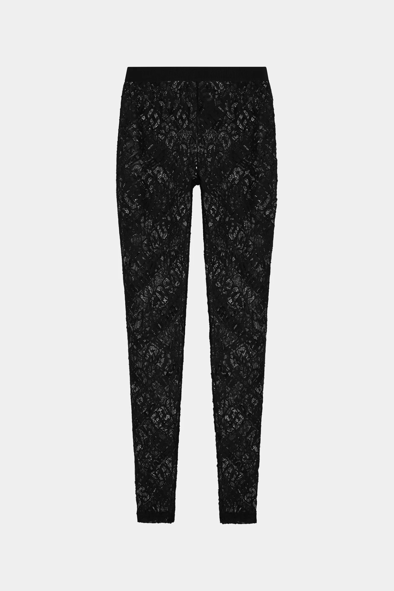 Ondergoed^Dsquared2 Dsq2 Kanten Legging Zwart