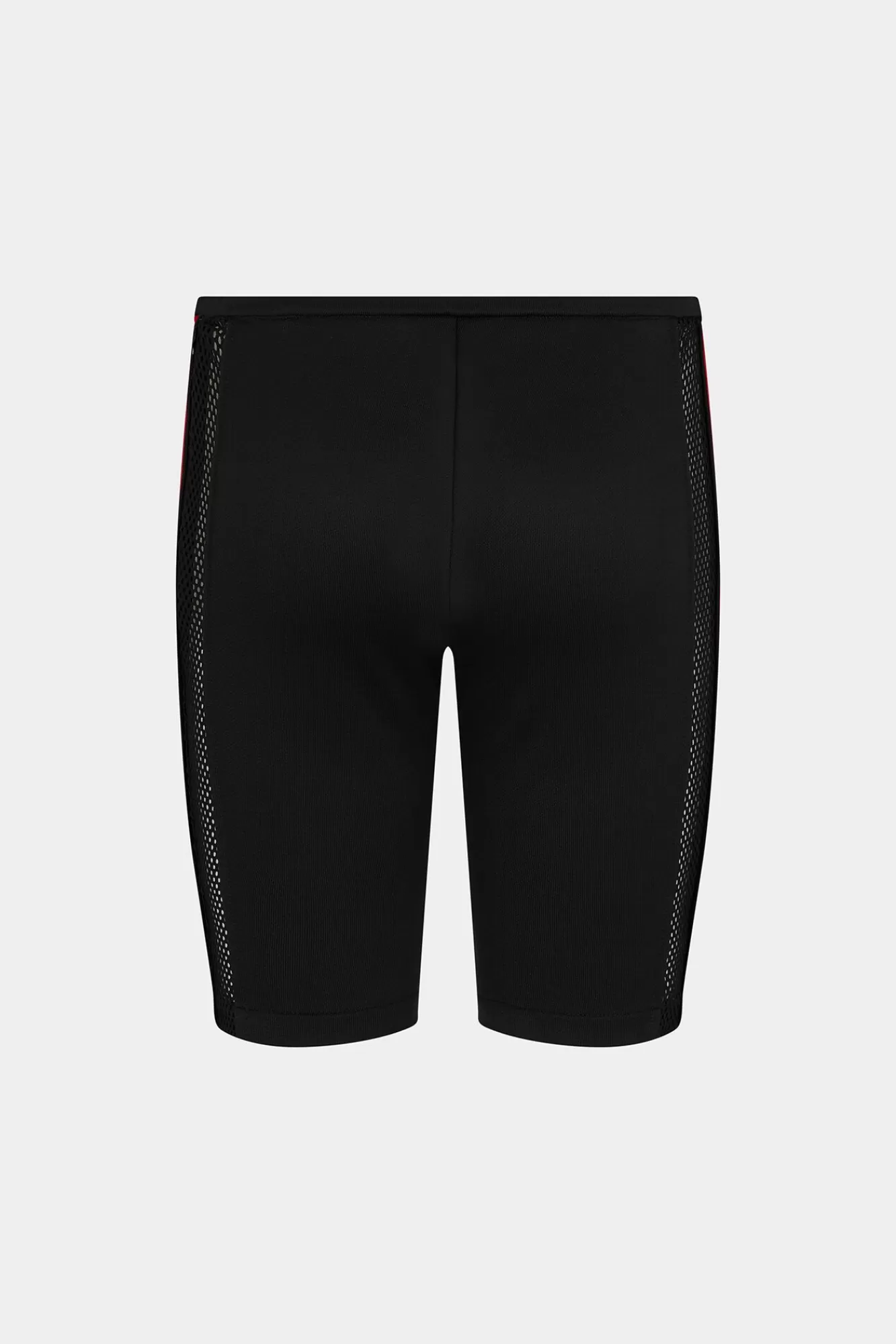 Korte Broek^Dsquared2 Dsq2 Mesh Taping-Short Zwart Rood