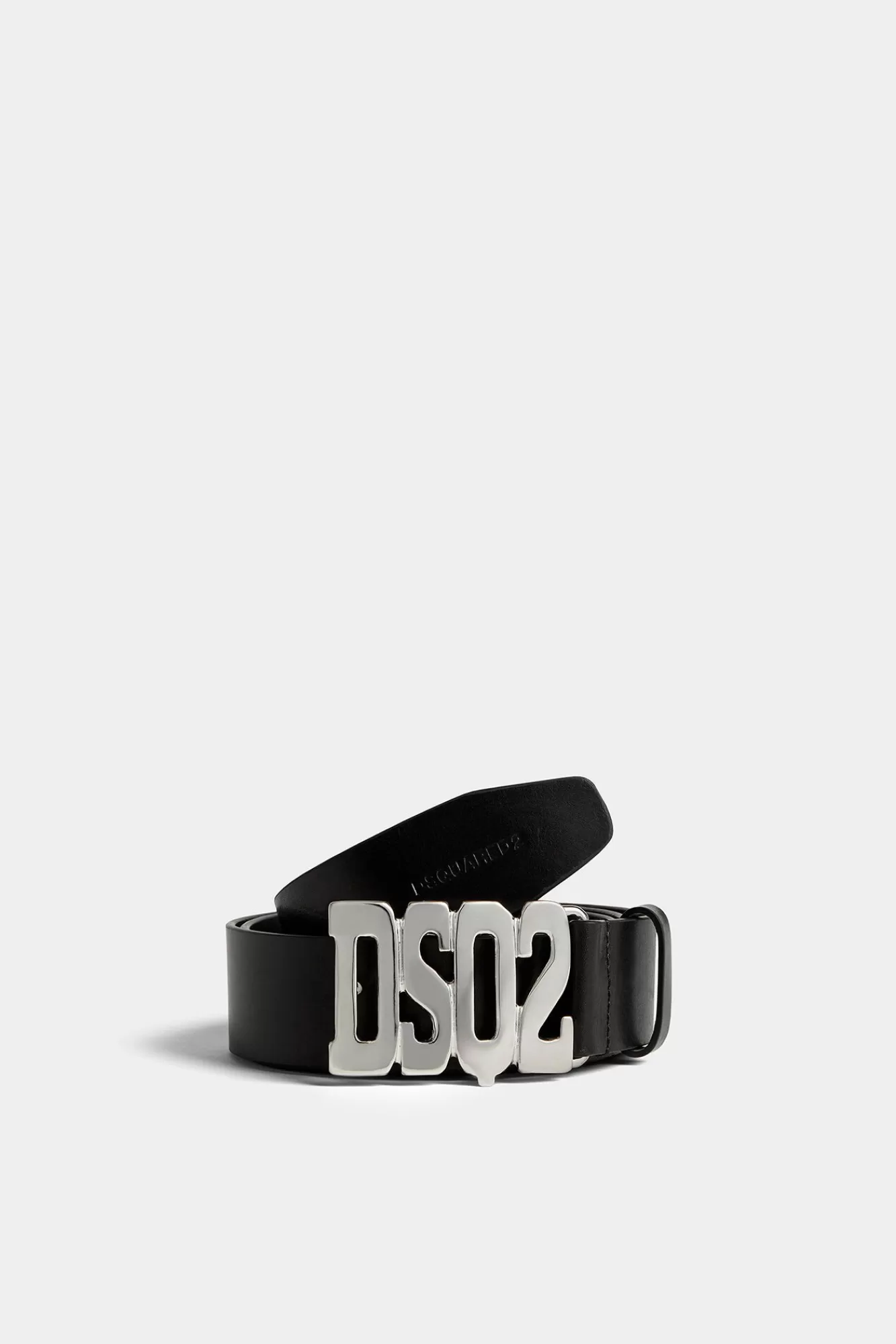 Riemen^Dsquared2 Dsq2 Plaquetteriem Zwart/Ruthenium