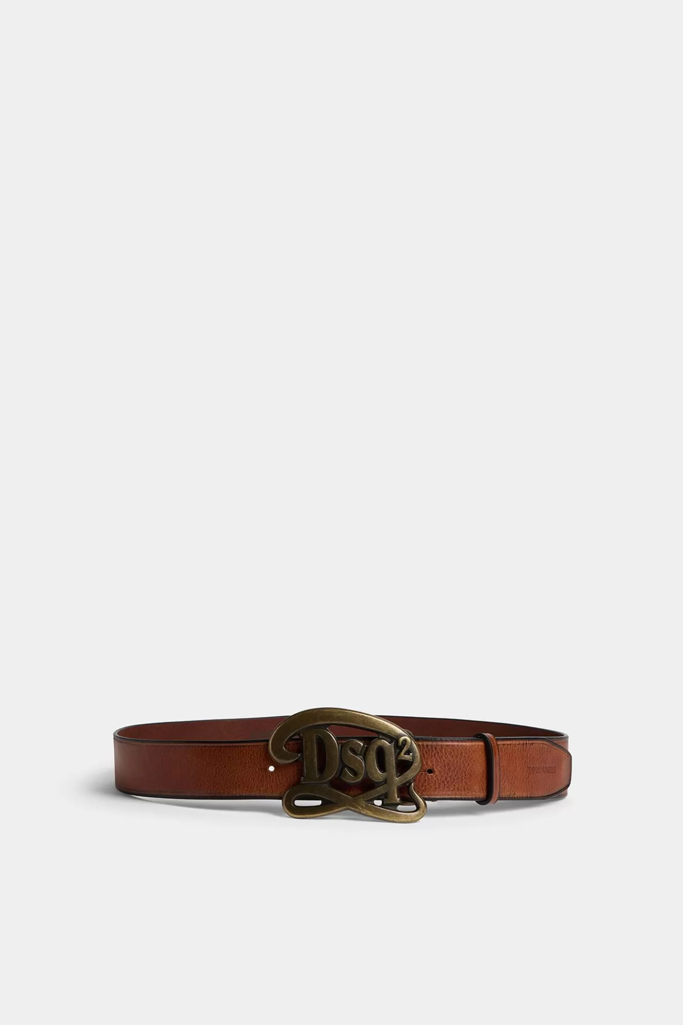 Riemen^Dsquared2 Dsq2 Plaquetteriem Cognac