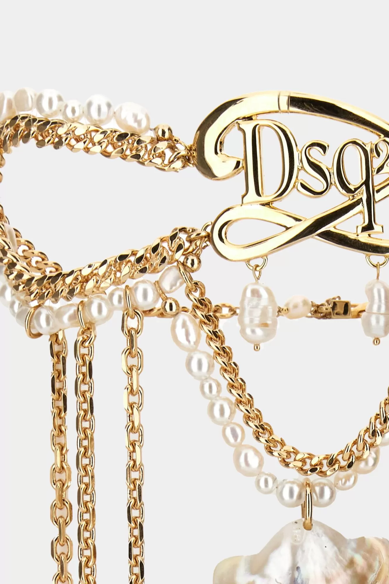 Sieraden^Dsquared2 Dsq2 Schelpenketting Licht Goud