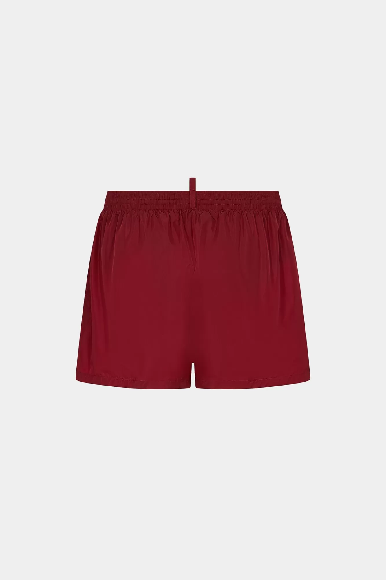 Strandkleding^Dsquared2 Dsq2 Schuine Boxer Midi Met Logo Bordeaux