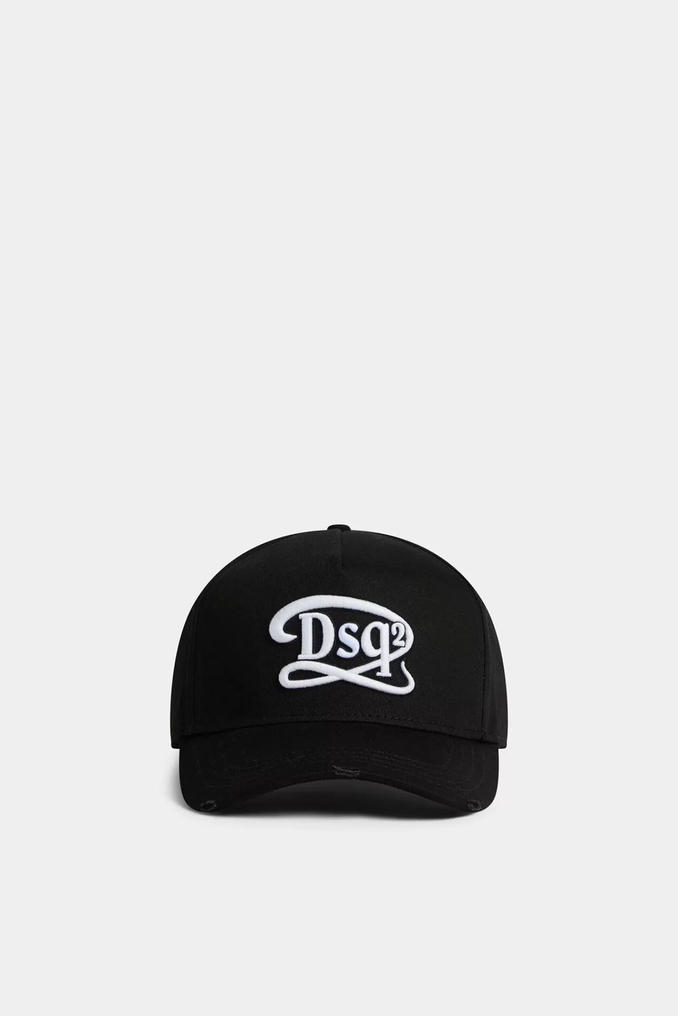 Hoofddeksels^Dsquared2 Dsq2-Baseballpet Zwart Wit