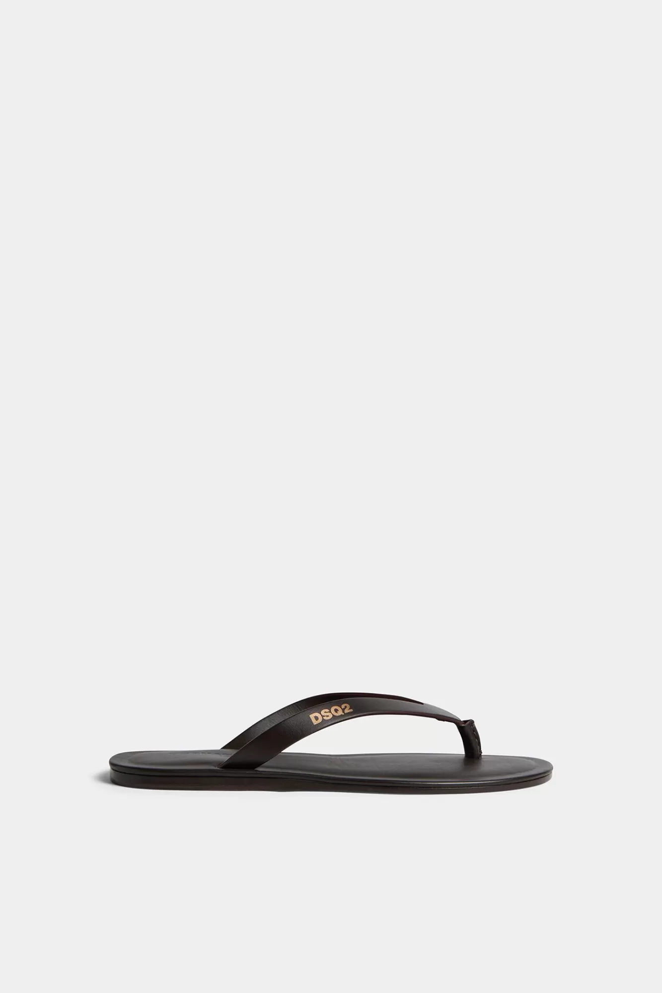 Sandalen En Slippers^Dsquared2 Dsq2-Teenslippers Donker Bruin