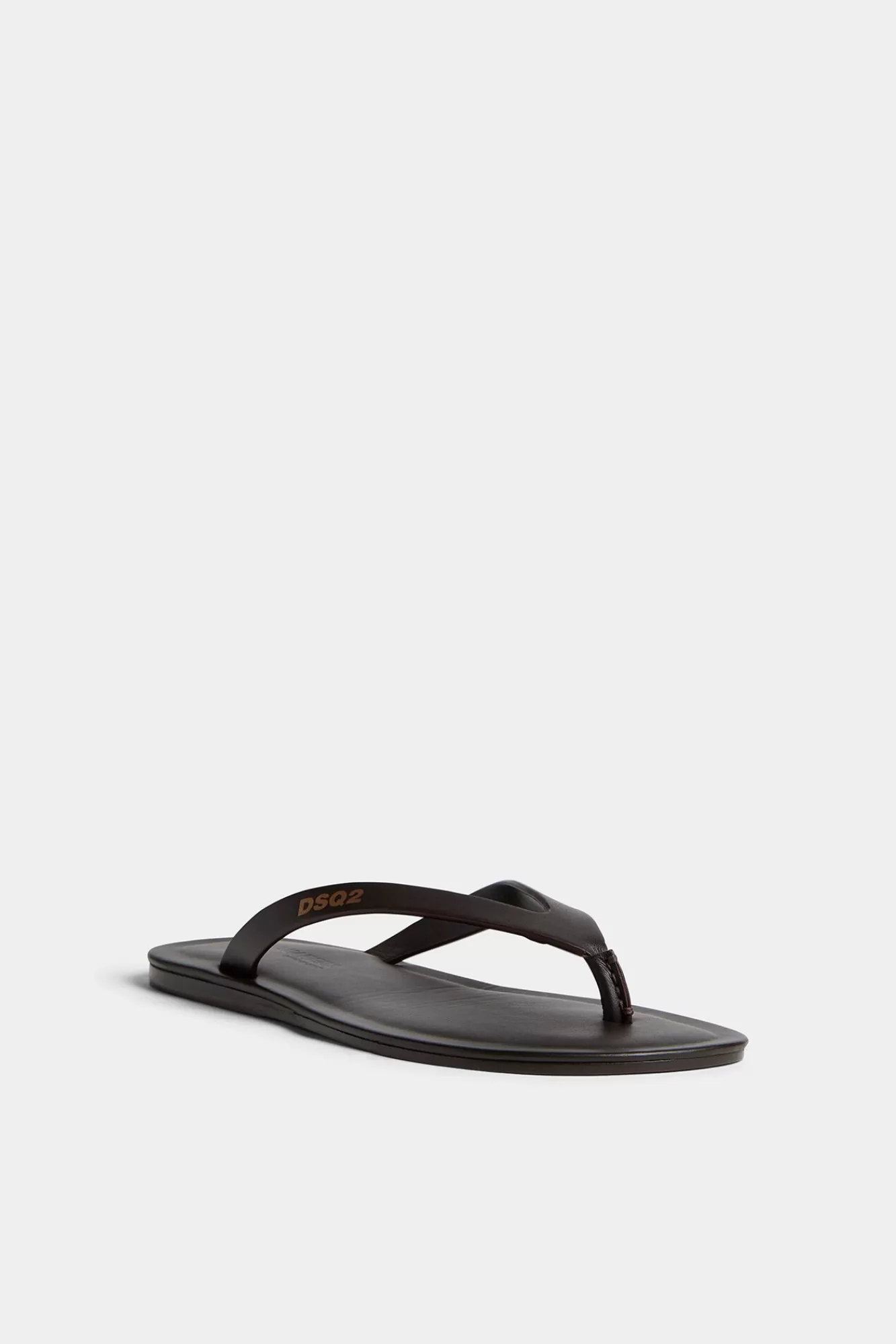 Sandalen En Slippers^Dsquared2 Dsq2-Teenslippers Donker Bruin