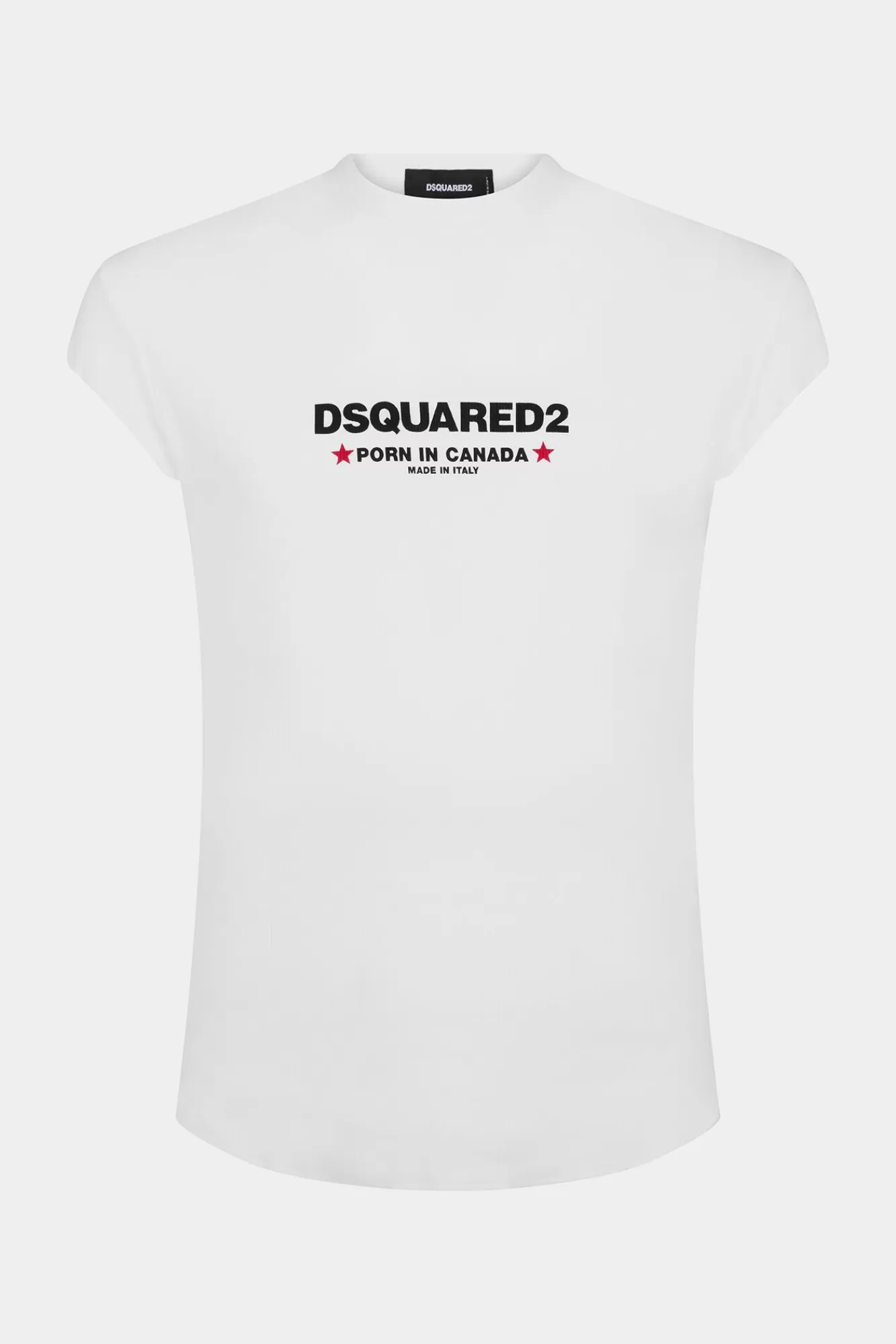 T-Shirts En Poloshirts^Dsquared2 Choke-Fit T-Shirt Wit