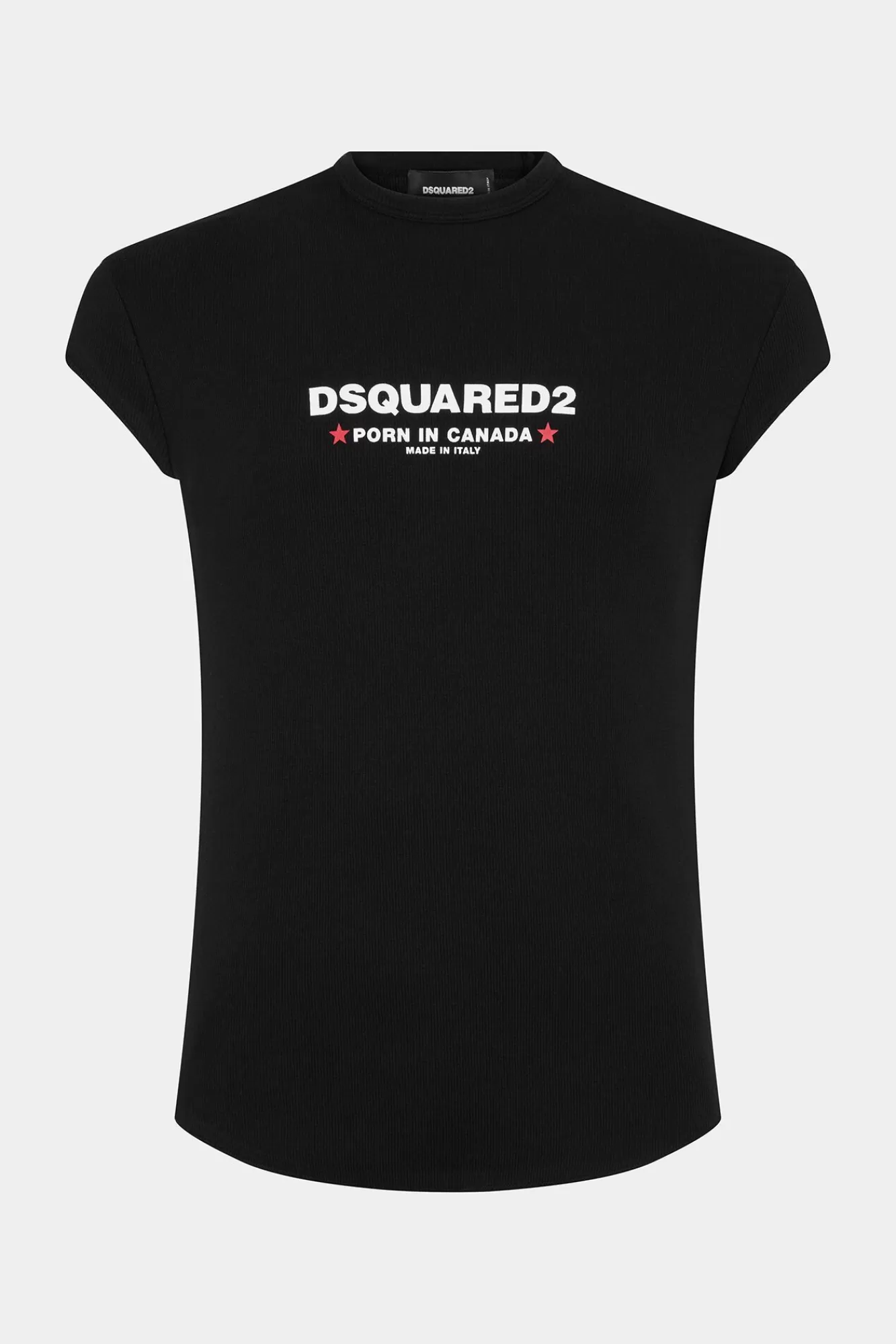 T-Shirts En Poloshirts^Dsquared2 Choke-Fit T-Shirt Zwart