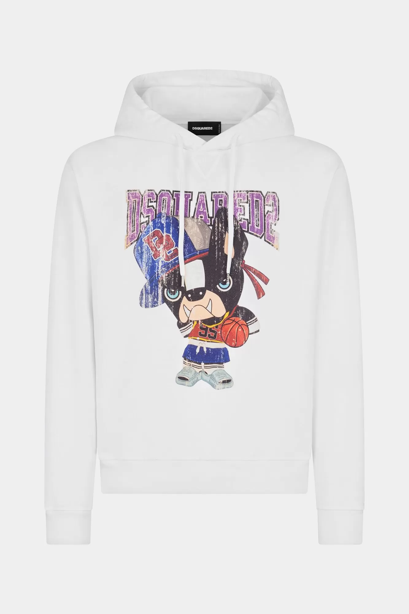 Sweatshirts^Dsquared2 Cool Fit Hoodie-Sweatshirt Wit