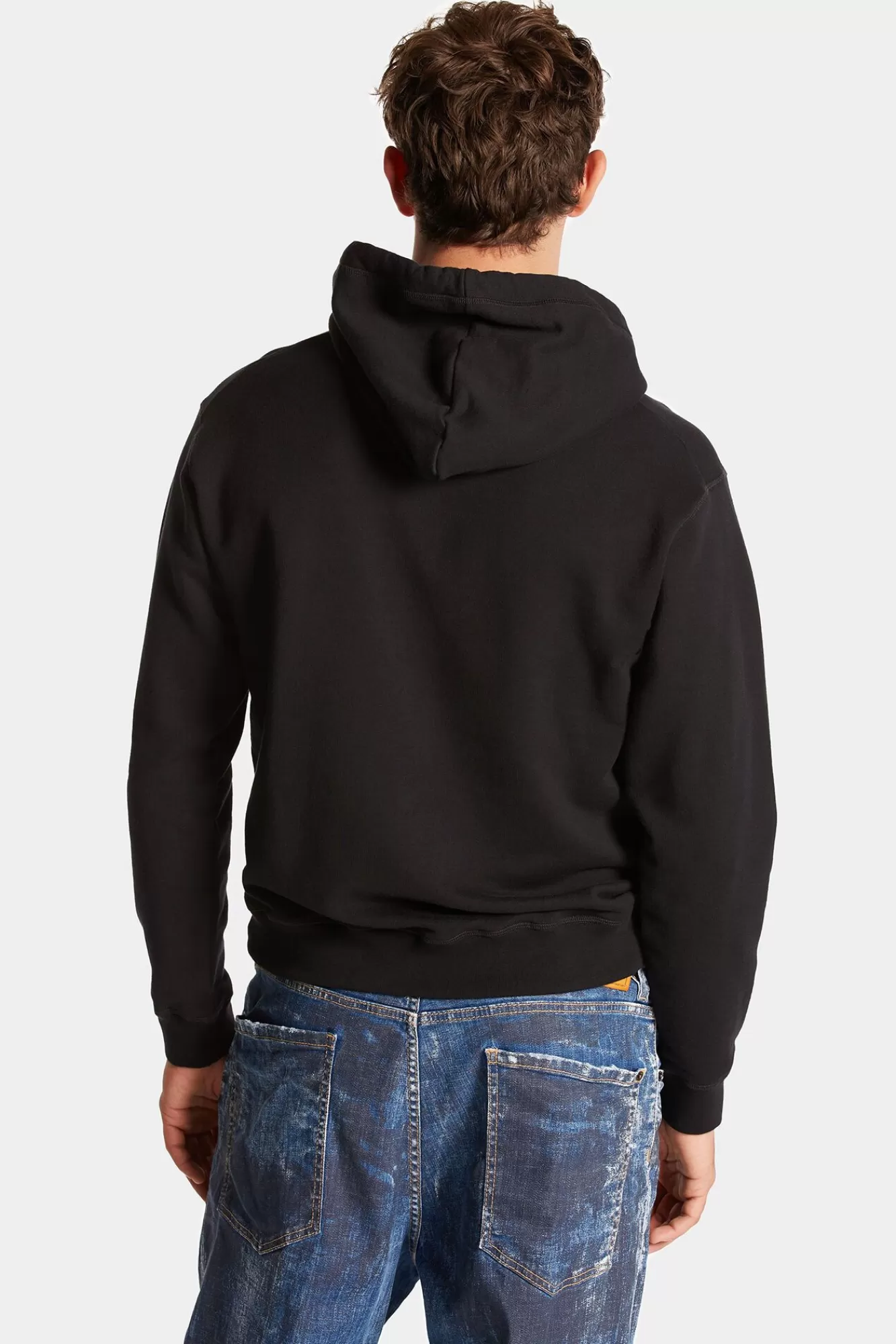 Sweatshirts^Dsquared2 Cool Fit Hoodie-Sweatshirt Zwart