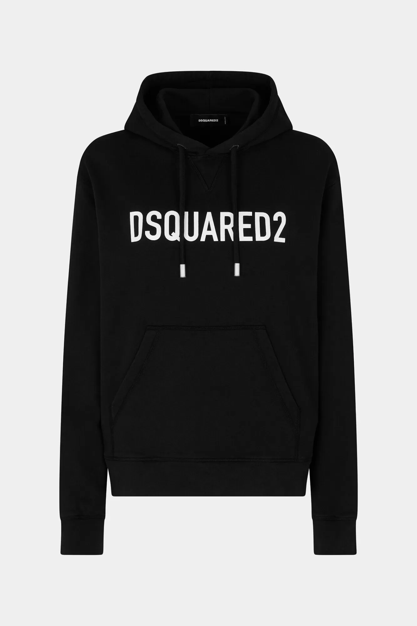 Sweatshirts^Dsquared2 Eco Geverfde Coole Hoodie Zwart